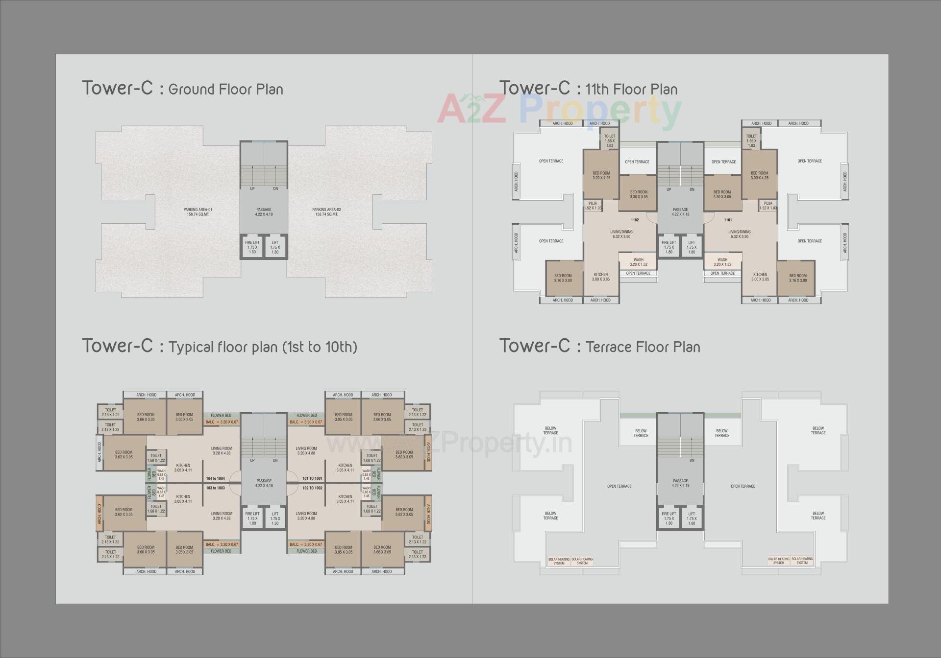 Layout of real estate project Shantam Nirvanta located at Vadodara, Vadodara, Gujarat