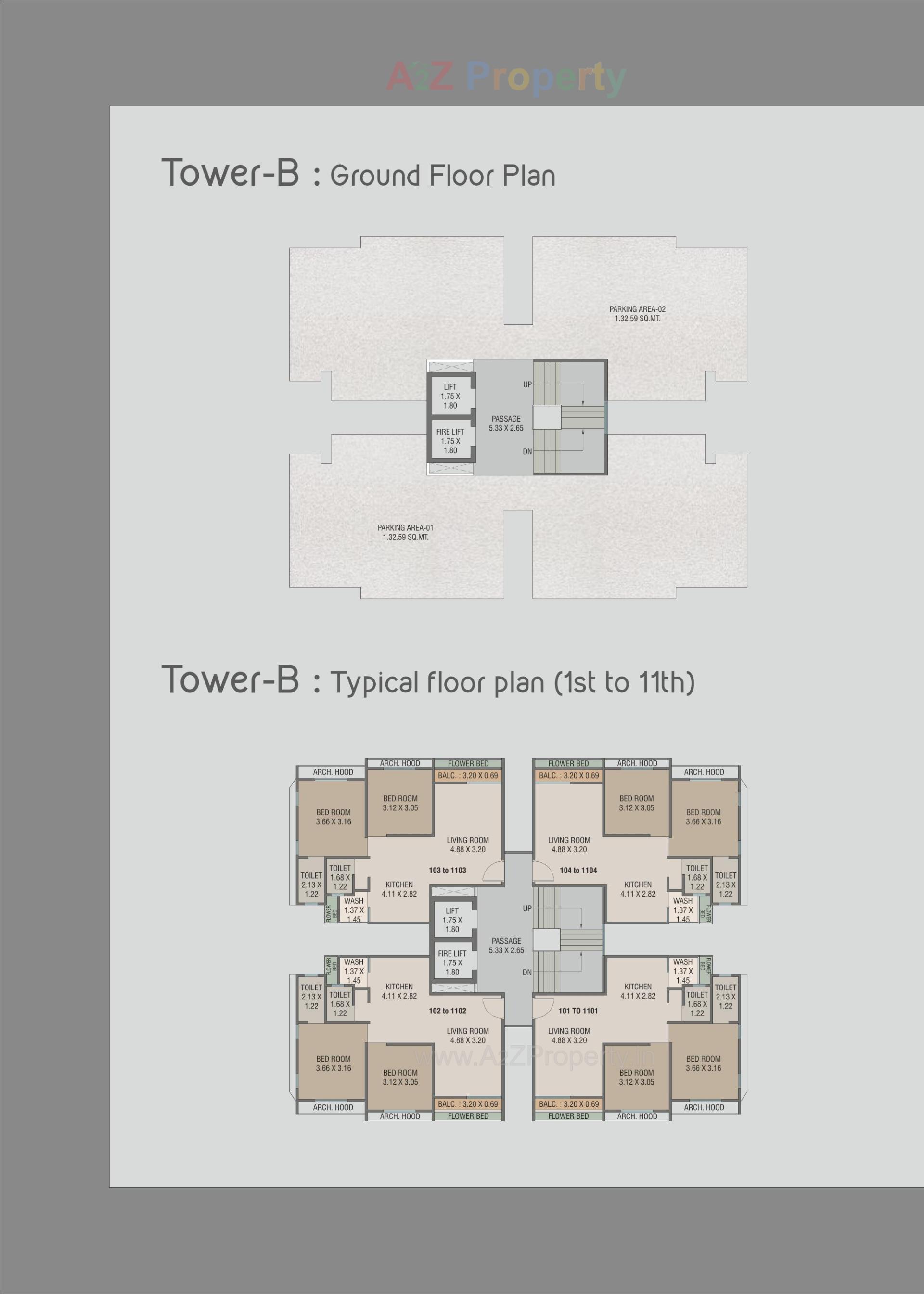 Layout of real estate project Shantam Nirvanta located at Vadodara, Vadodara, Gujarat