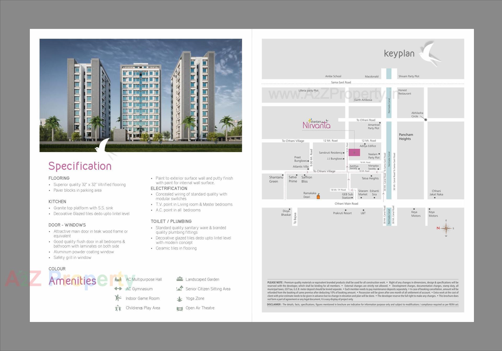  of real estate project Shantam Nirvanta located at Vadodara, Vadodara, Gujarat