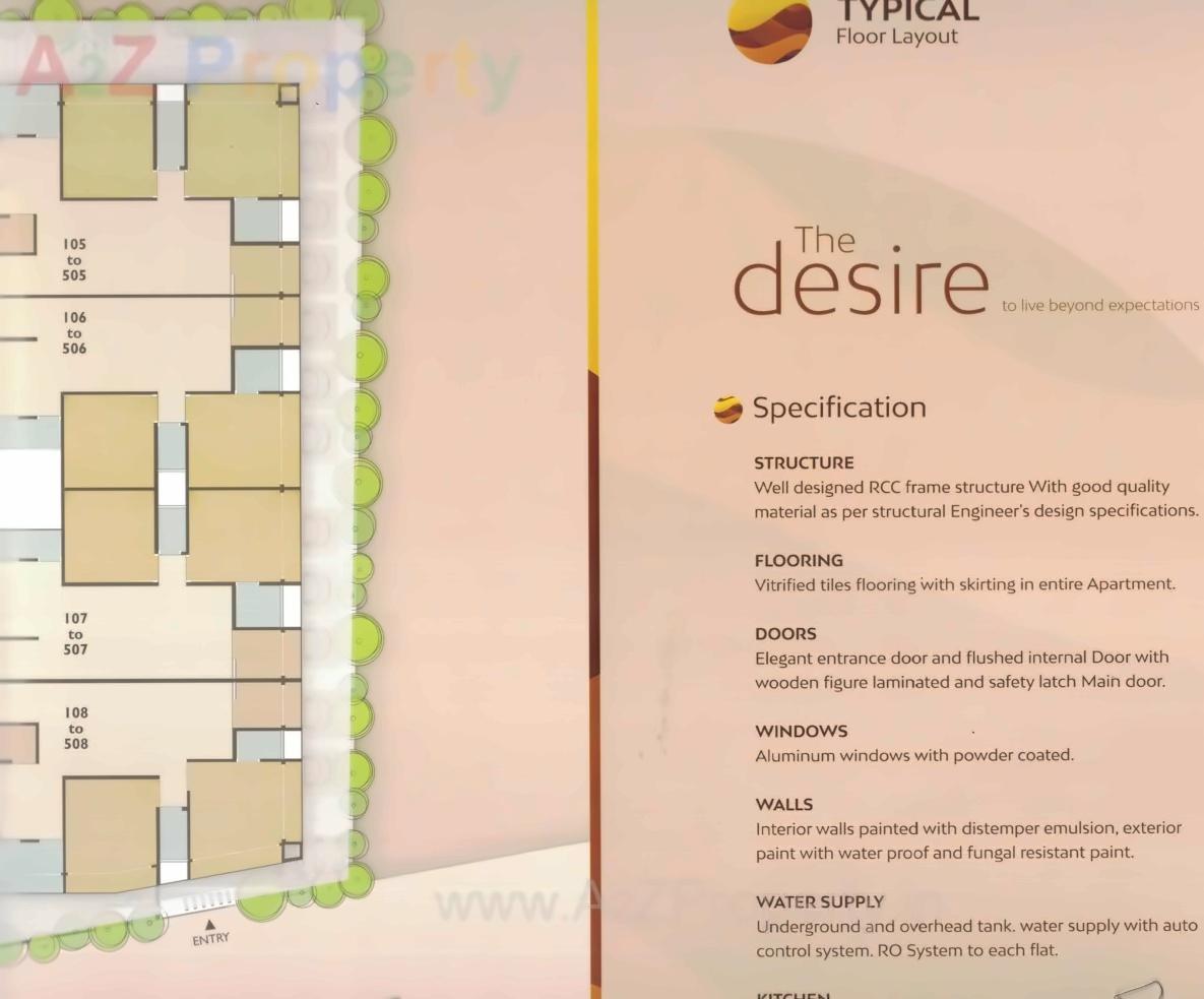  of real estate project Shantam Residency located at Gotri, Vadodara, Gujarat