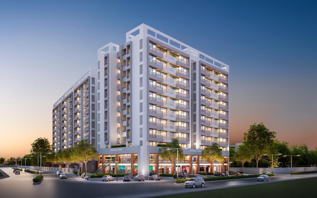 Front View of real estate project Shantanu Green   Plot No located at Vadodara, Vadodara, Gujarat