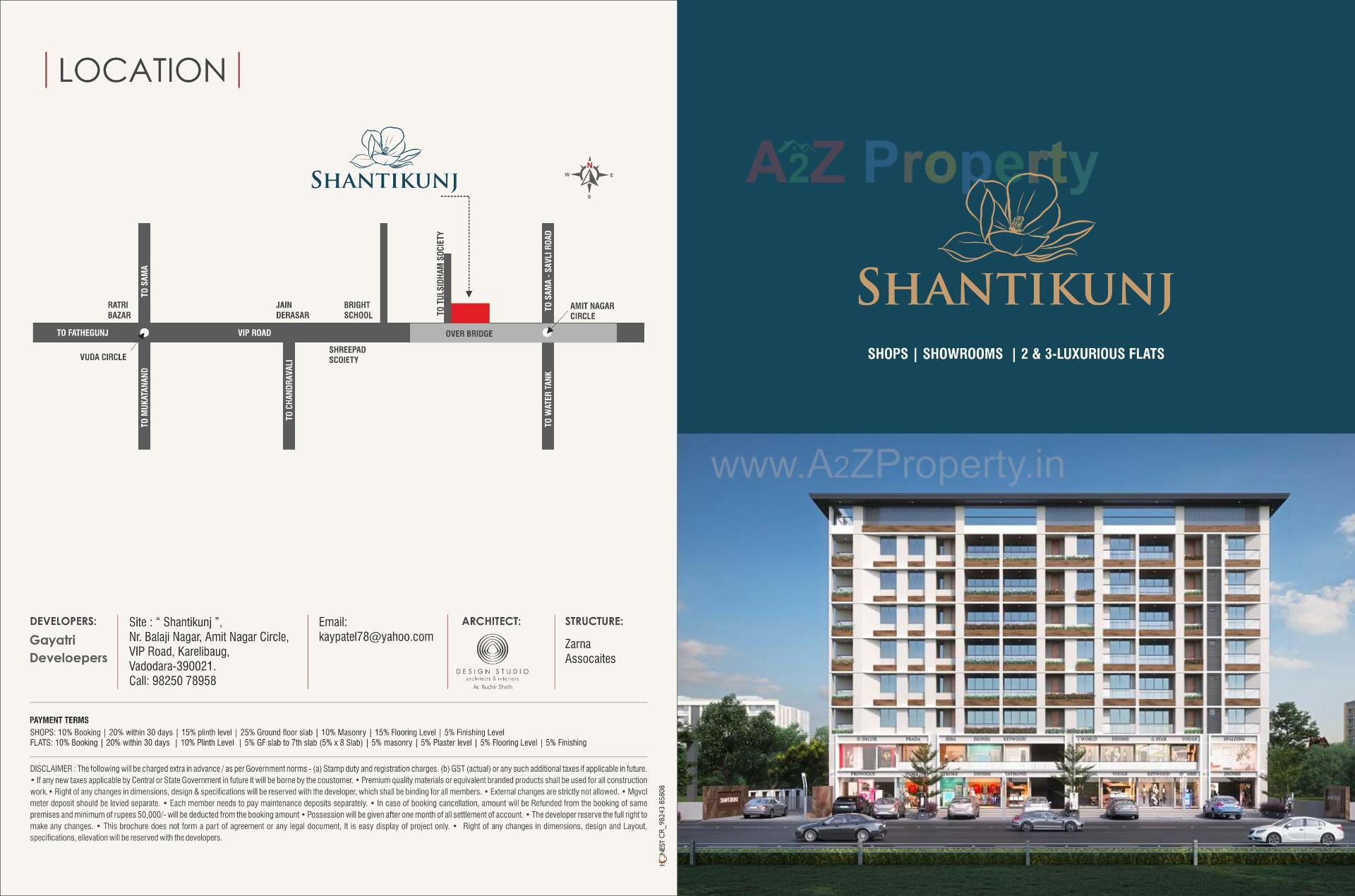  of real estate project Shanti Kunj located at Nagarwada, Vadodara, Gujarat