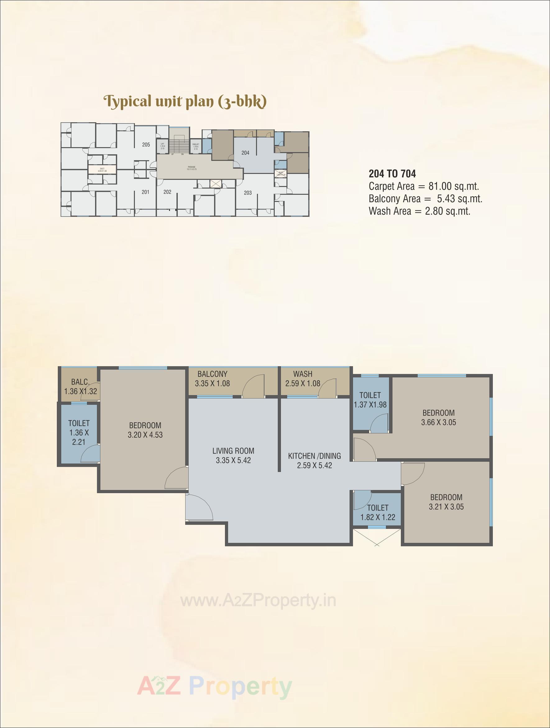 Layout of real estate project Shanti Kunj located at Nagarwada, Vadodara, Gujarat