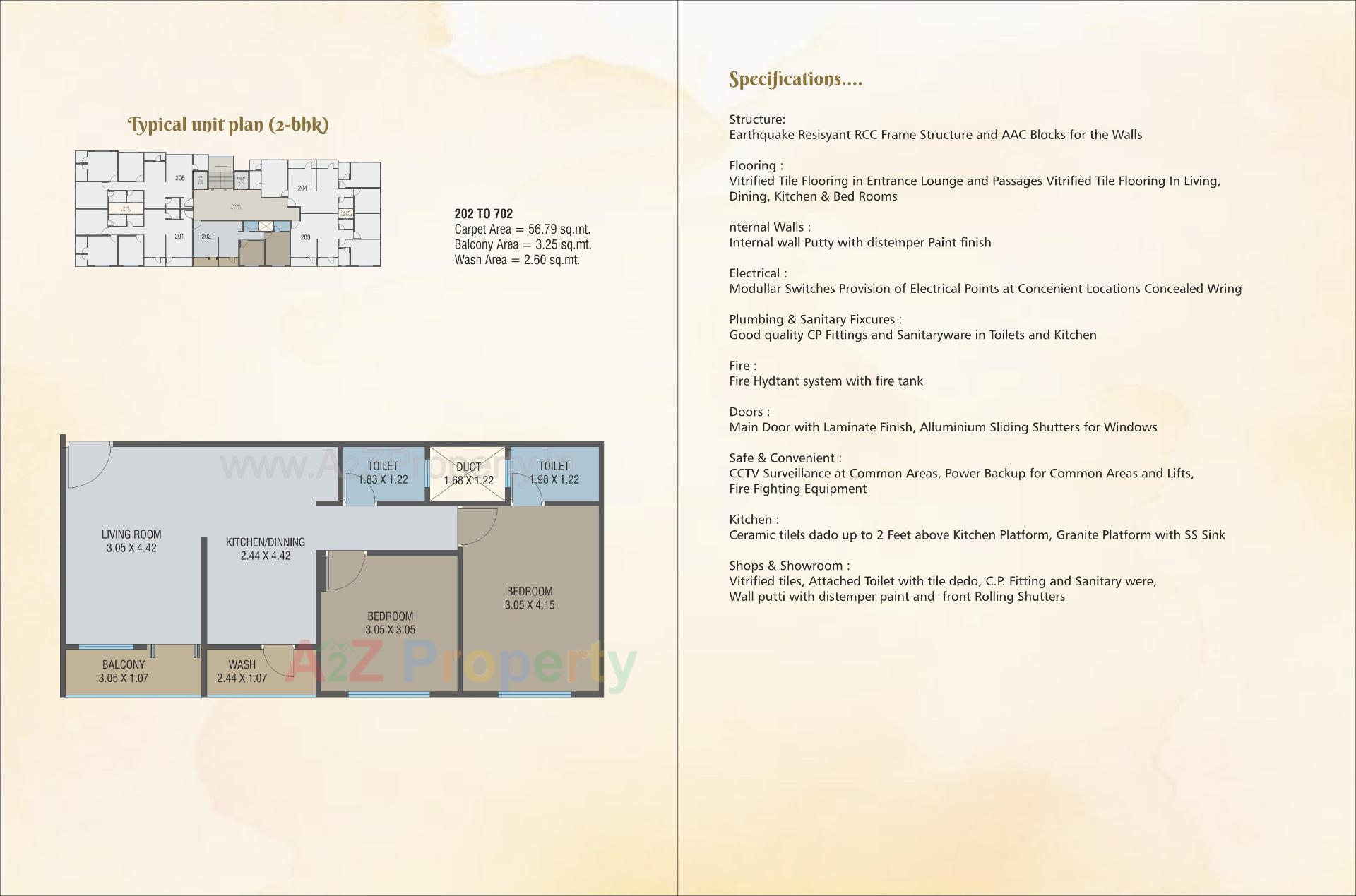  of real estate project Shanti Kunj located at Nagarwada, Vadodara, Gujarat