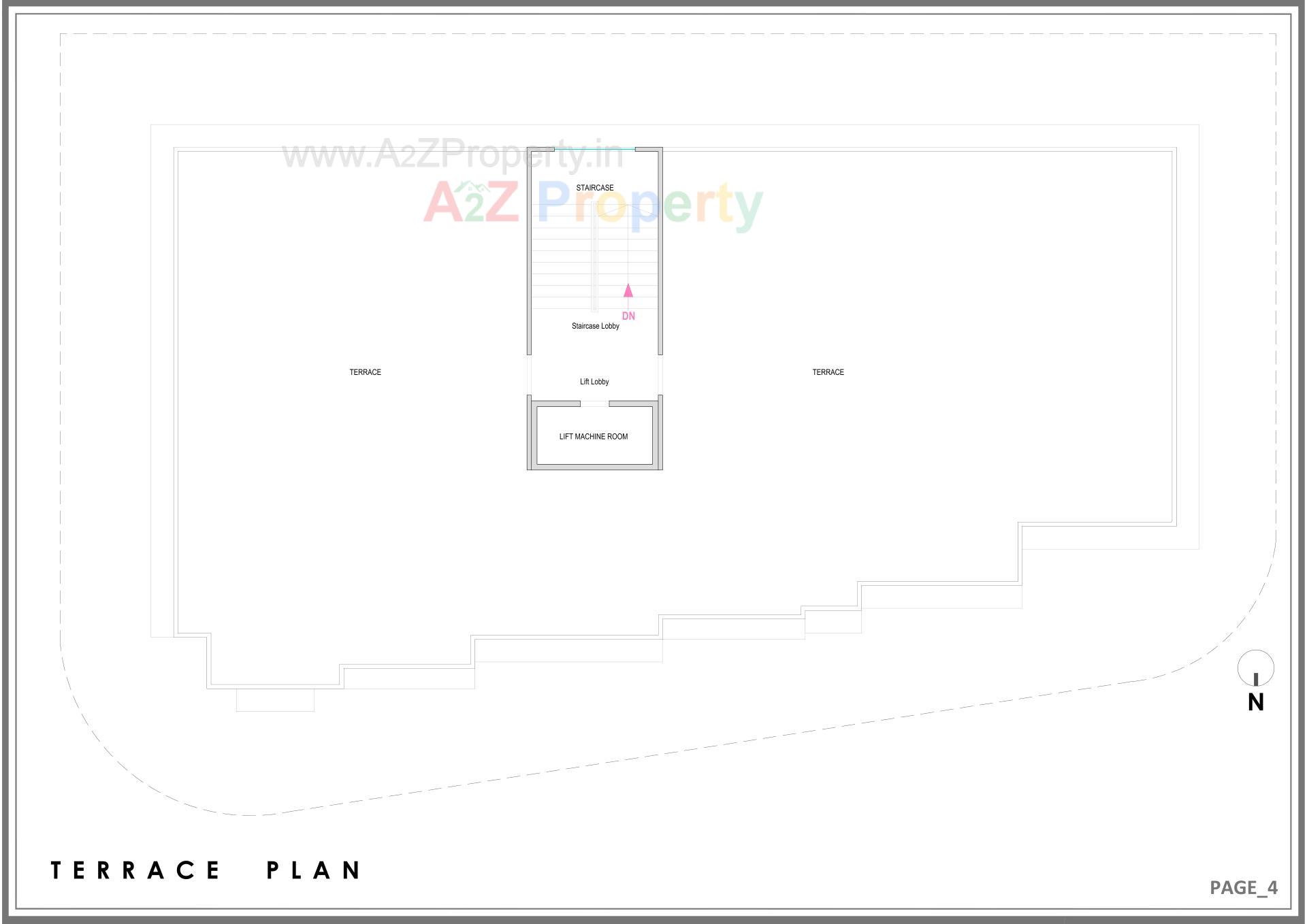 Layout of real estate project Sharan Bliss located at Nizampura, Vadodara, Gujarat
