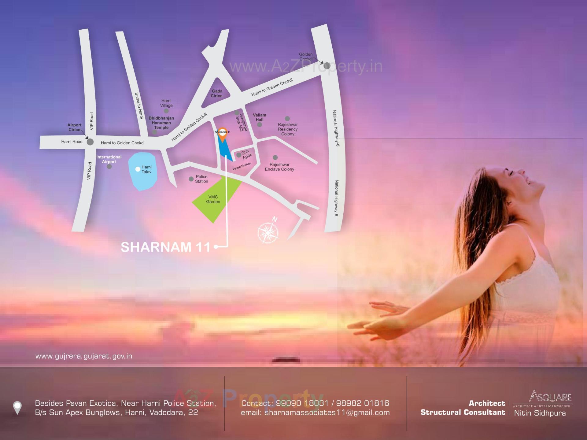  of real estate project Sharnam located at Harni, Vadodara, Gujarat