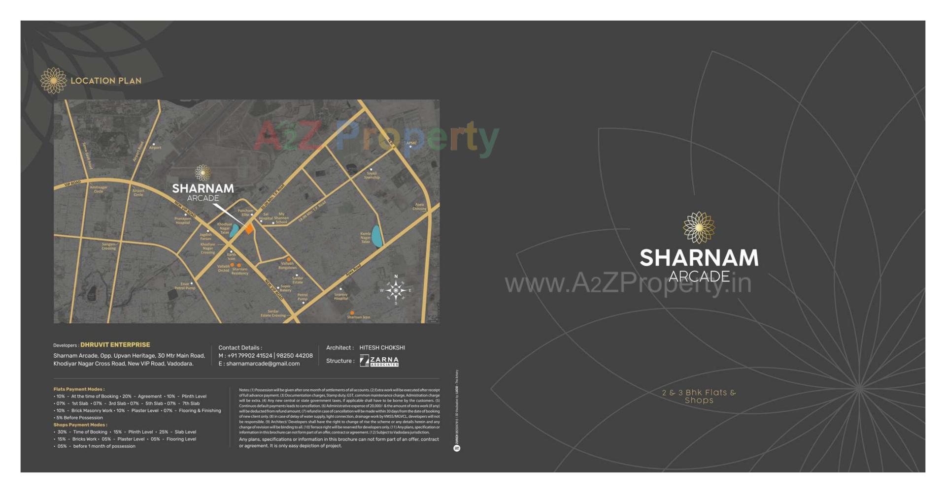  of real estate project Sharnam Arcade located at Nagar, Vadodara, Gujarat