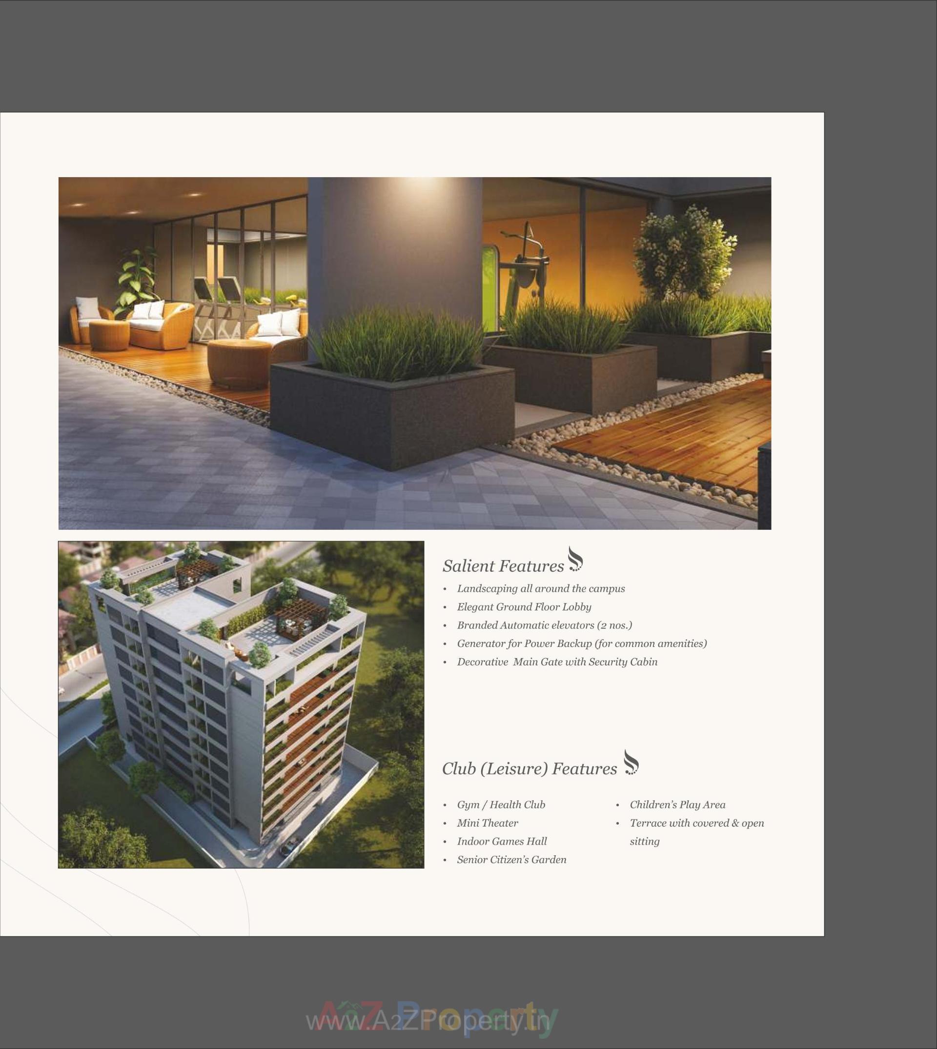 3D Elevation of real estate project Sharnam Aries located at Vemali, Vadodara, Gujarat