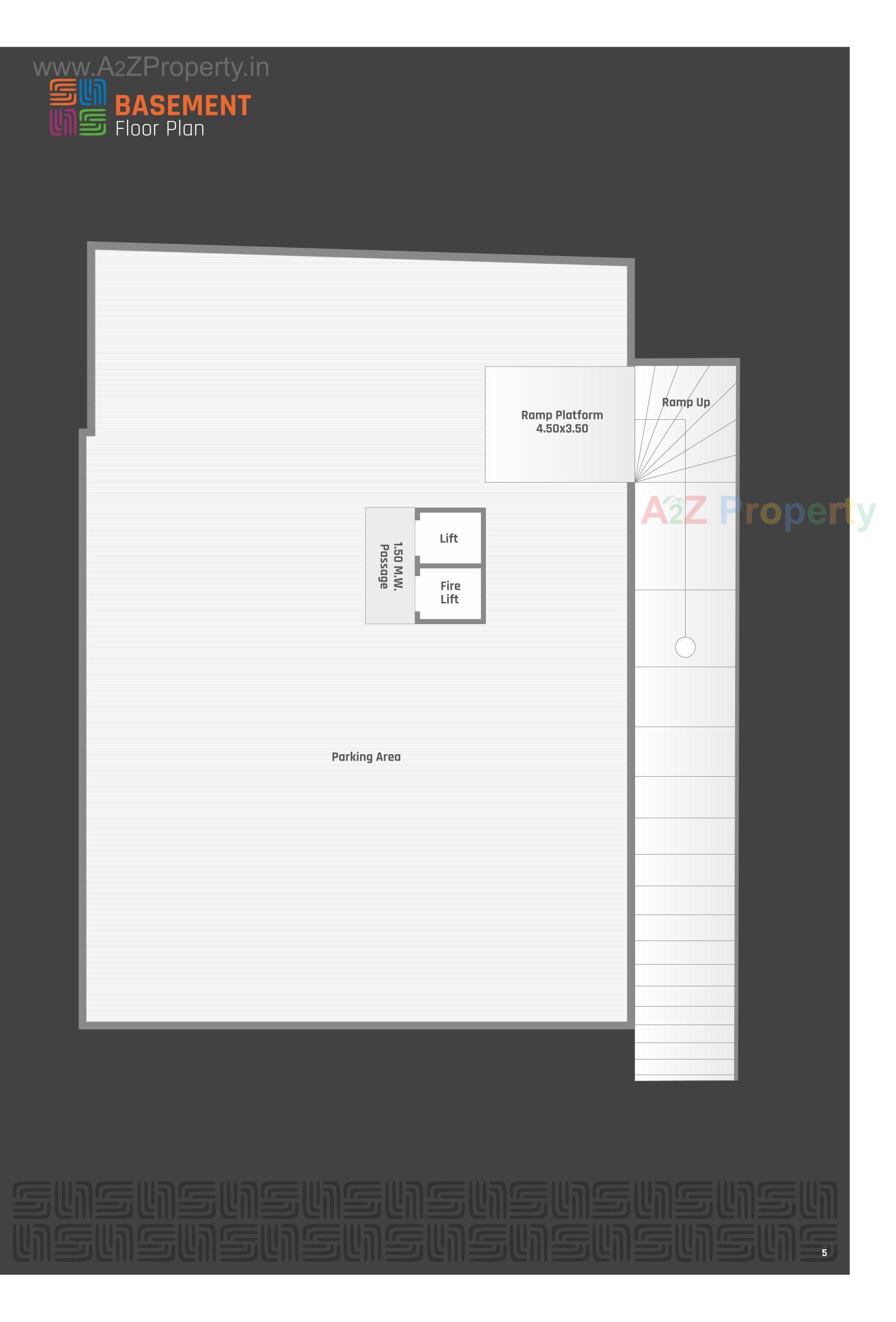 Layout of real estate project Sharnam Evok located at Manjalpur, Vadodara, Gujarat