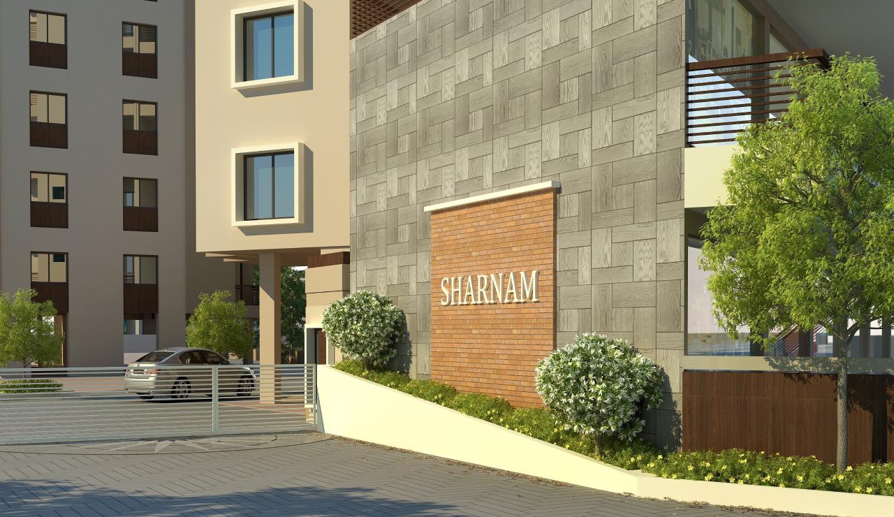 Final Gate Sharnam of real estate project Sharnam Happy Homes located at Sayajipura, Vadodara, Gujarat