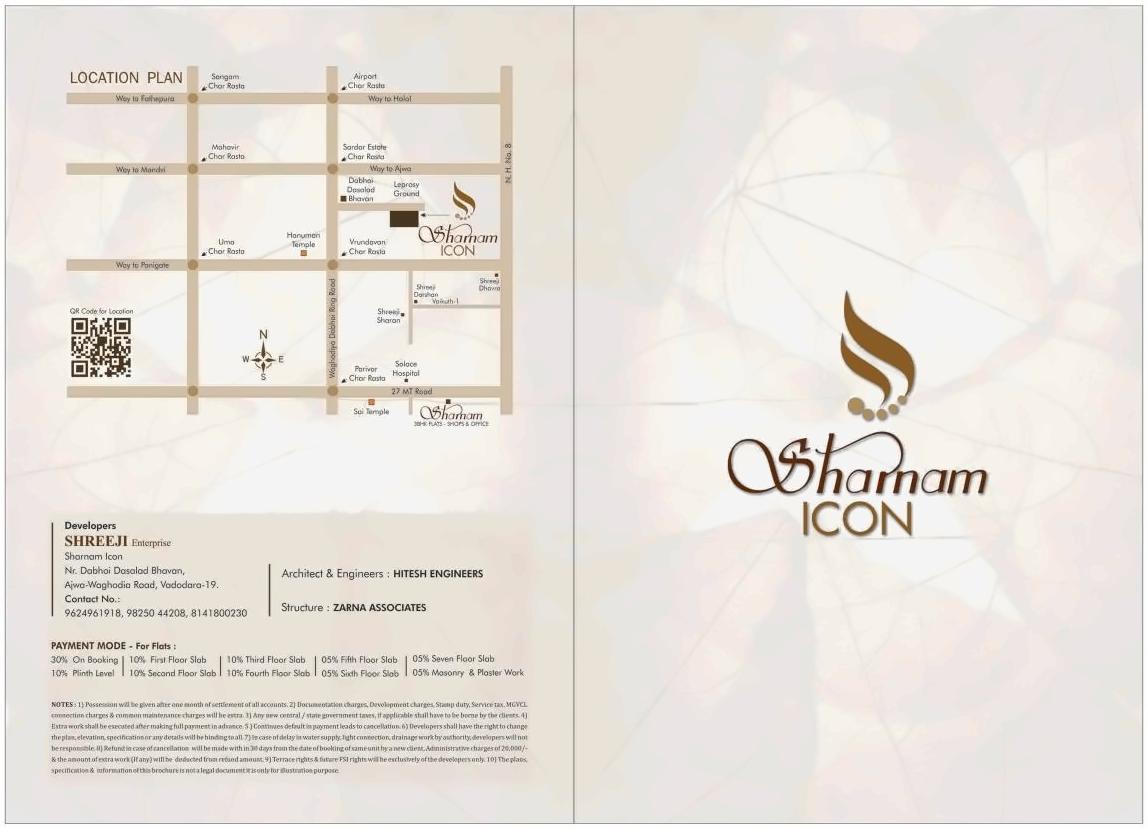  of real estate project Sharnam Icon located at Bapod, Vadodara, Gujarat