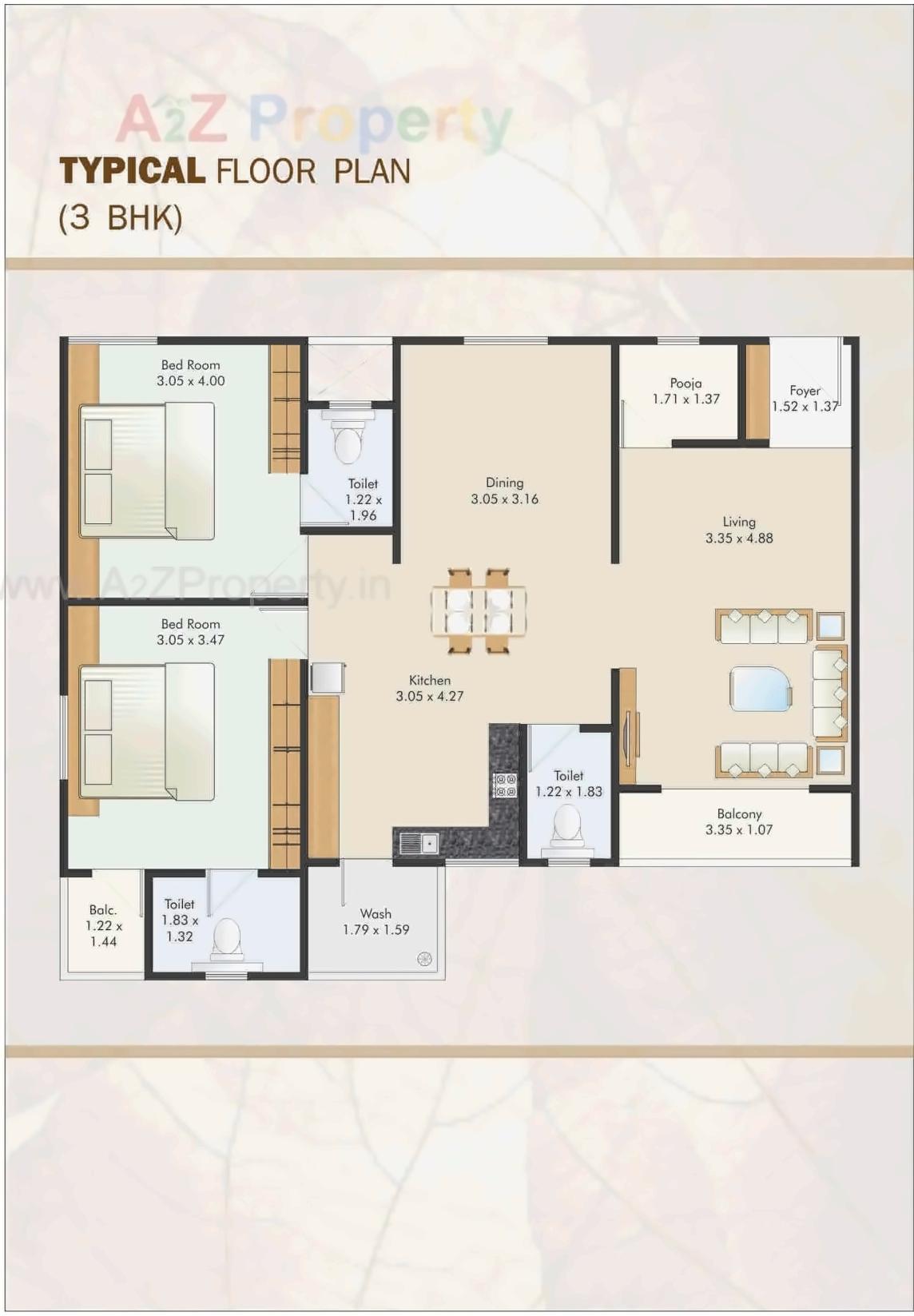 Layout of real estate project Sharnam Icon located at Bapod, Vadodara, Gujarat