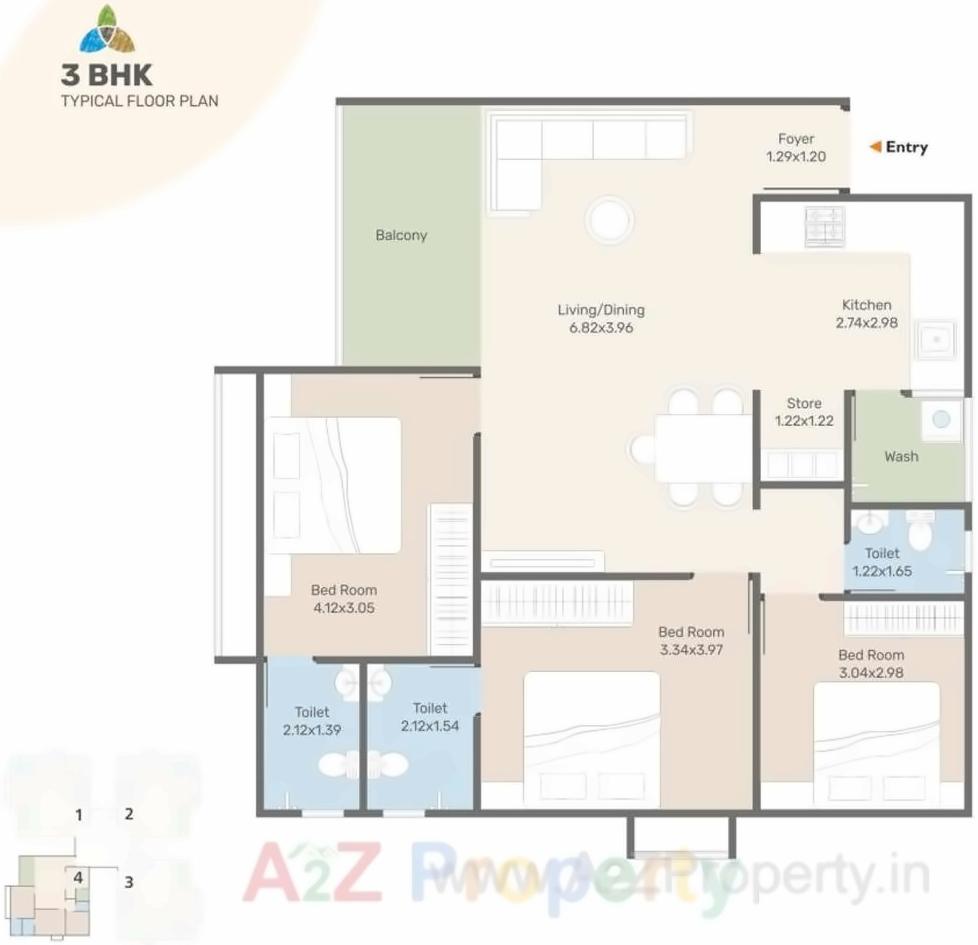 Layout of real estate project Sharnam Residency located at Savad, Vadodara, Gujarat