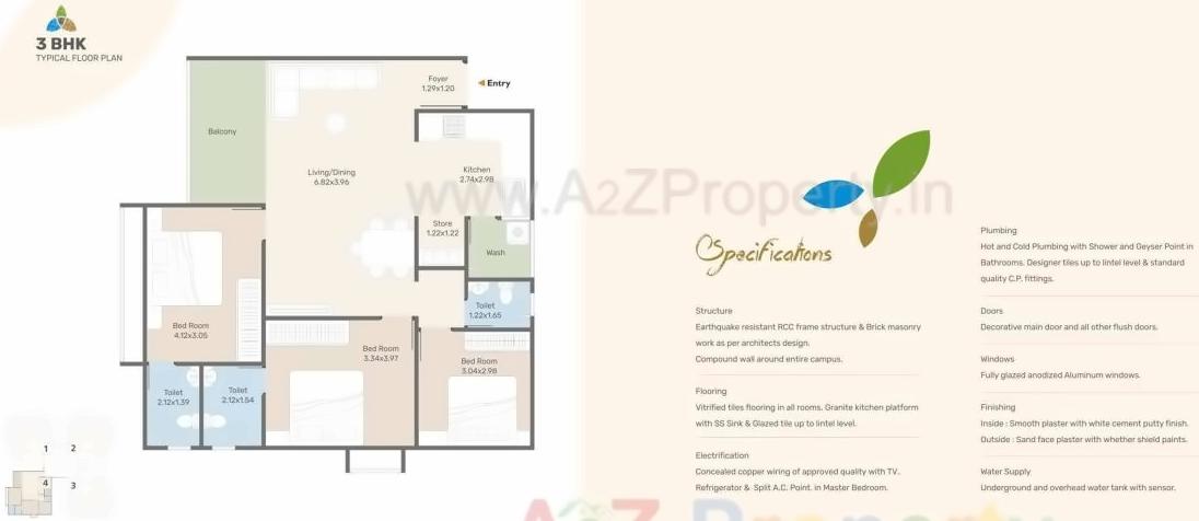 Layout of real estate project Sharnam Residency located at Savad, Vadodara, Gujarat
