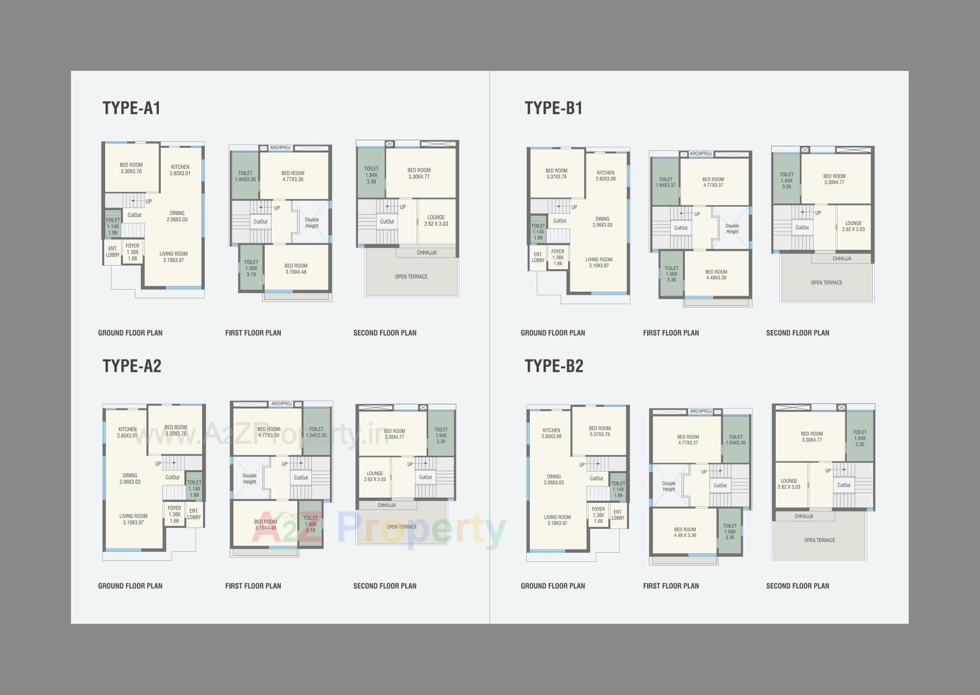 Layout of real estate project Sharnam Serenity located at Harni, Vadodara, Gujarat