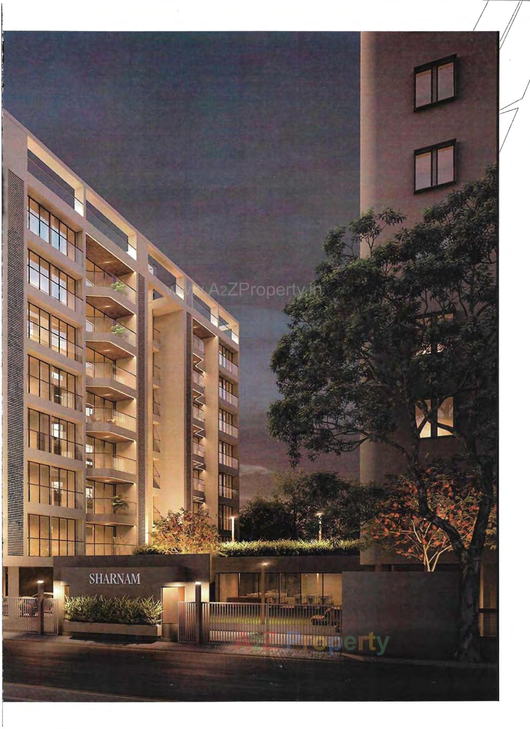 3D Elevation of real estate project Sharnam Signature located at Harni, Vadodara, Gujarat
