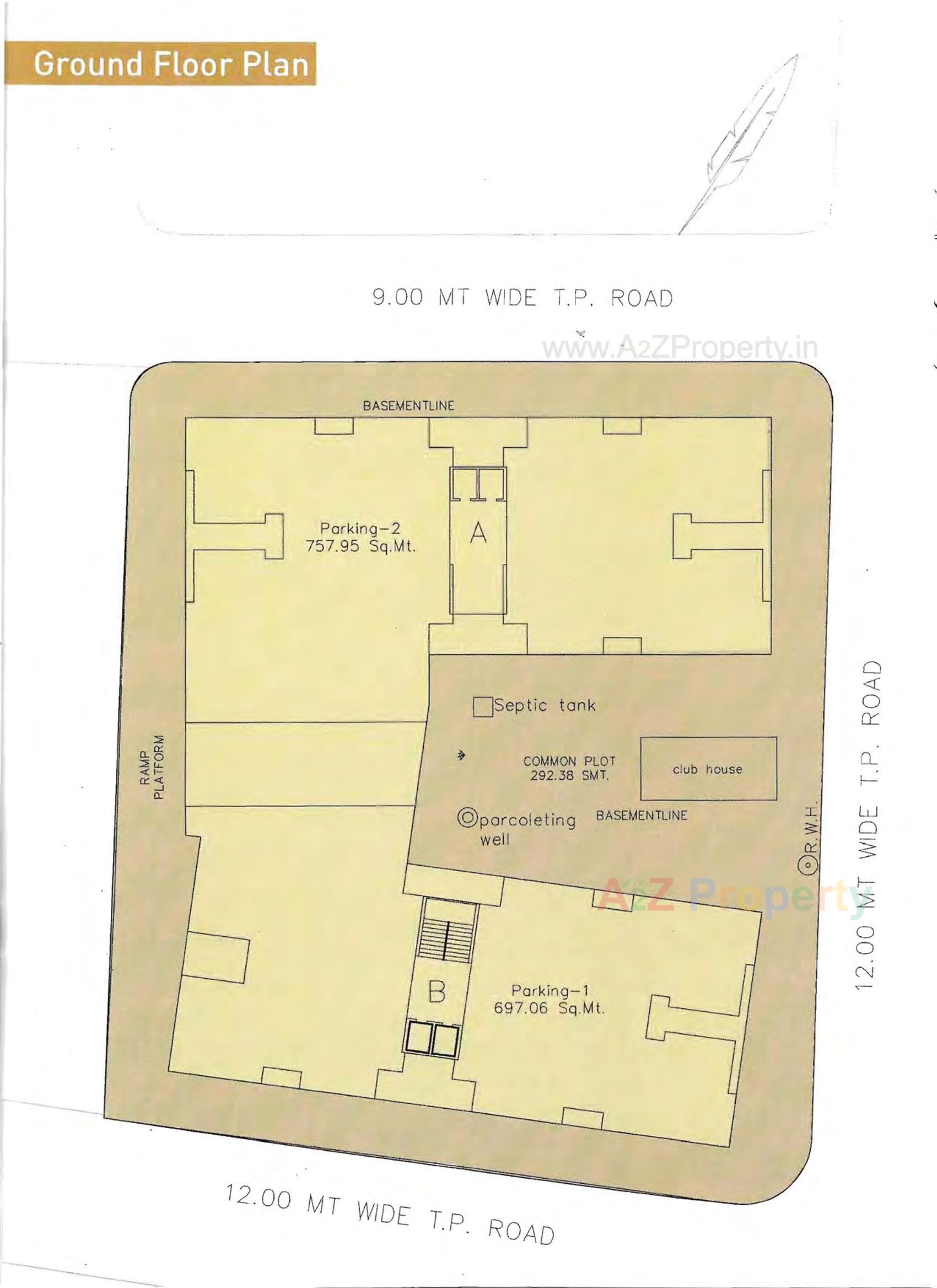 Layout of real estate project Sharnam Signature located at Harni, Vadodara, Gujarat