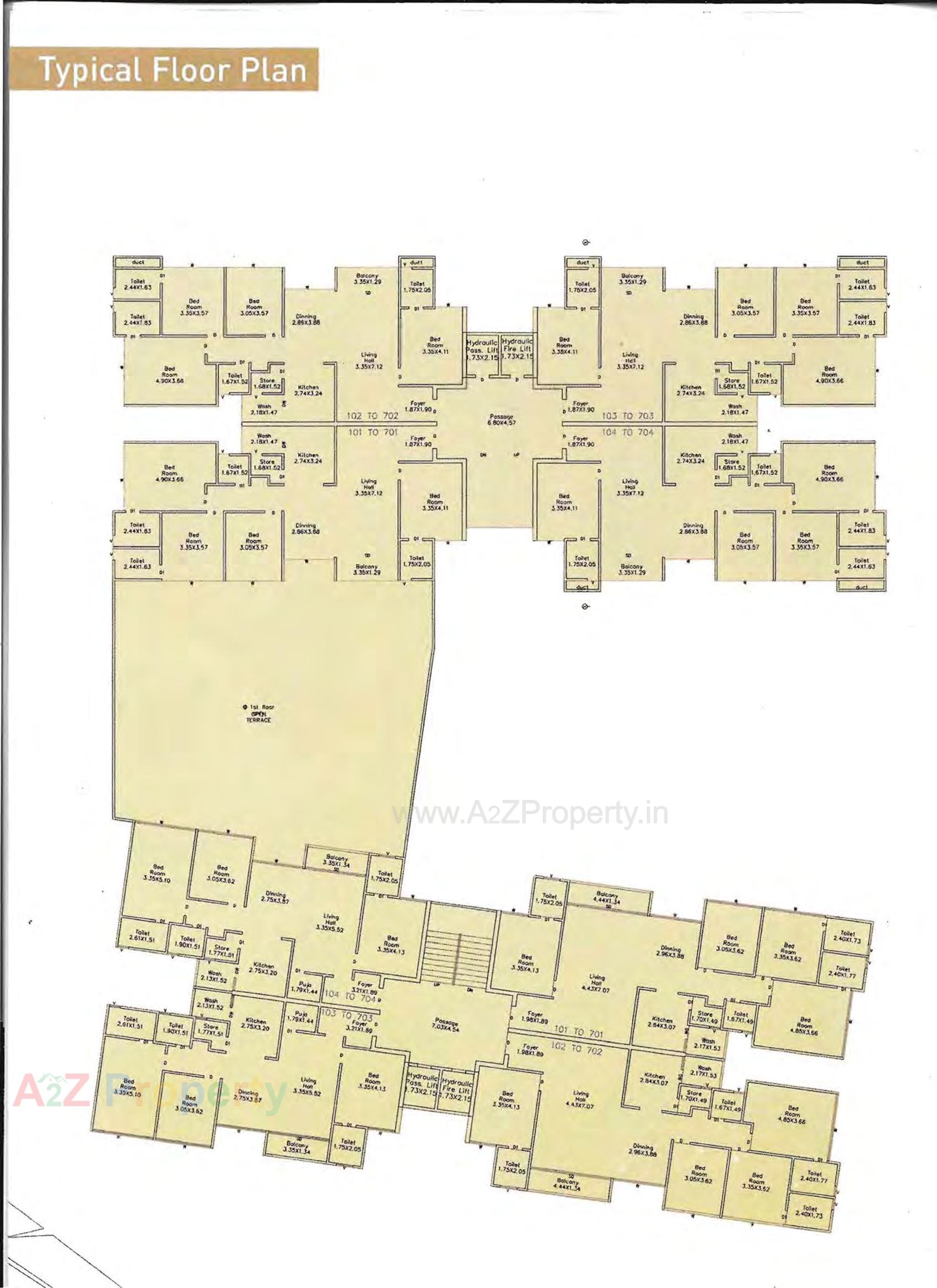 Layout of real estate project Sharnam Signature located at Harni, Vadodara, Gujarat