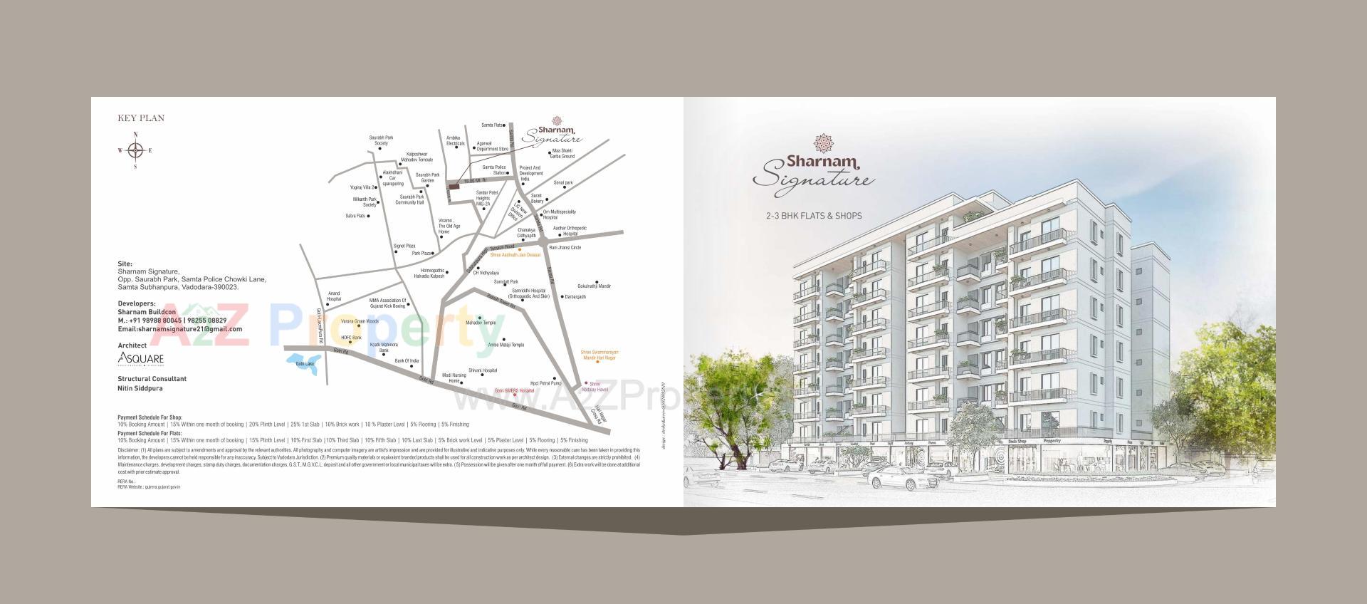  of real estate project Sharnam Signature located at Gorwa, Vadodara, Gujarat