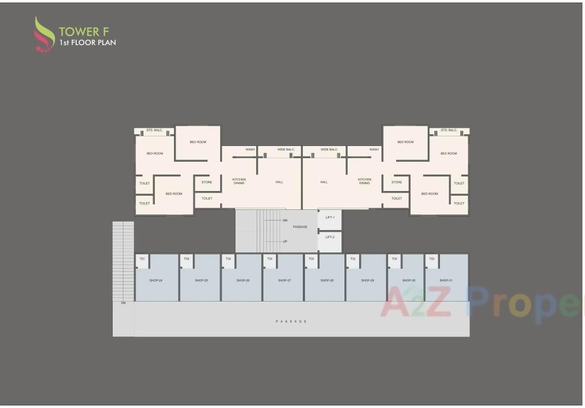 Layout of real estate project Sharnam located at Bapod, Vadodara, Gujarat