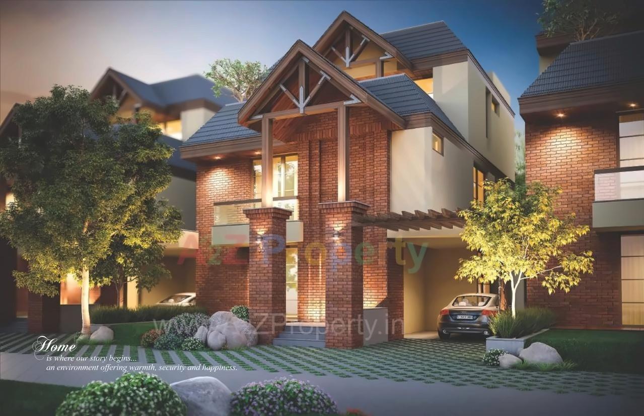 3D Elevation of real estate project Sherwoods located at Khanpur, Vadodara, Gujarat