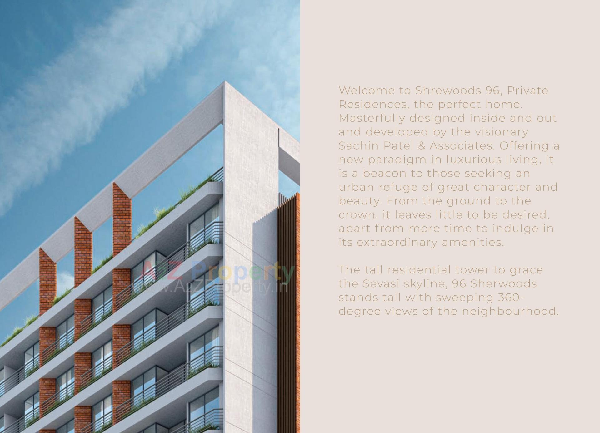 3D Elevation of real estate project Sherwoods located at Sevasi, Vadodara, Gujarat