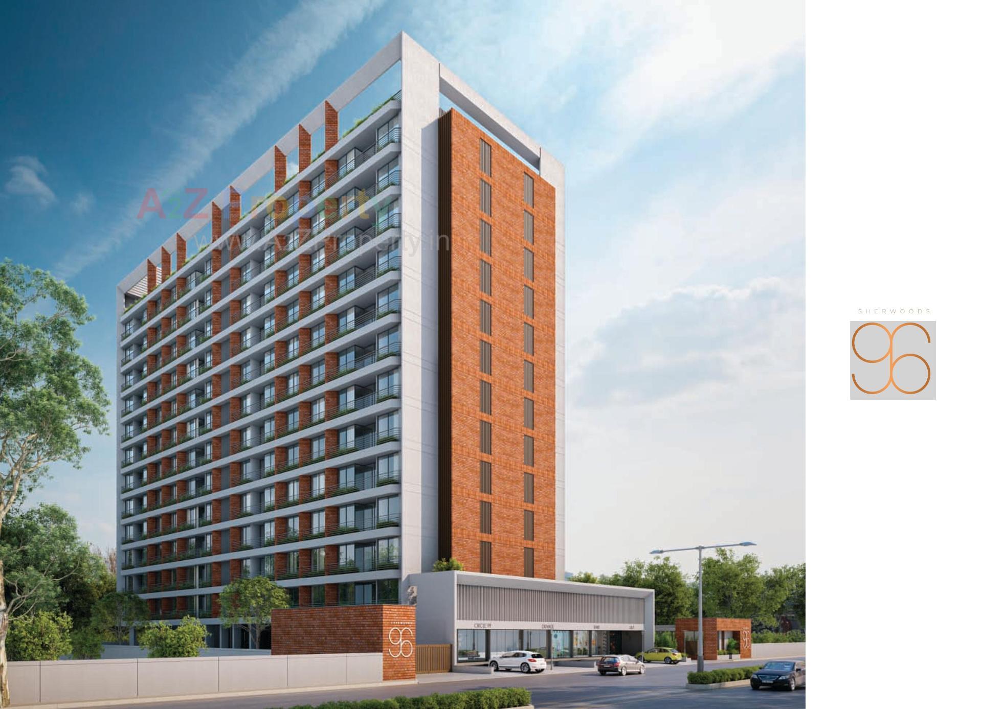 3D Elevation of real estate project Sherwoods located at Sevasi, Vadodara, Gujarat