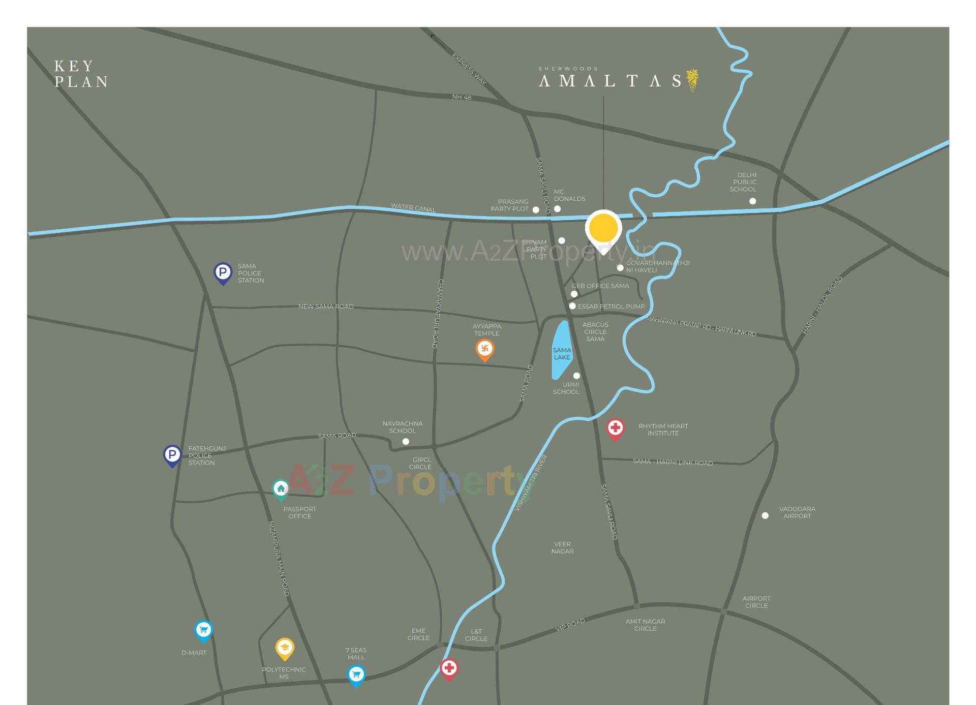  of real estate project Sherwoods Amaltas located at Sama, Vadodara, Gujarat