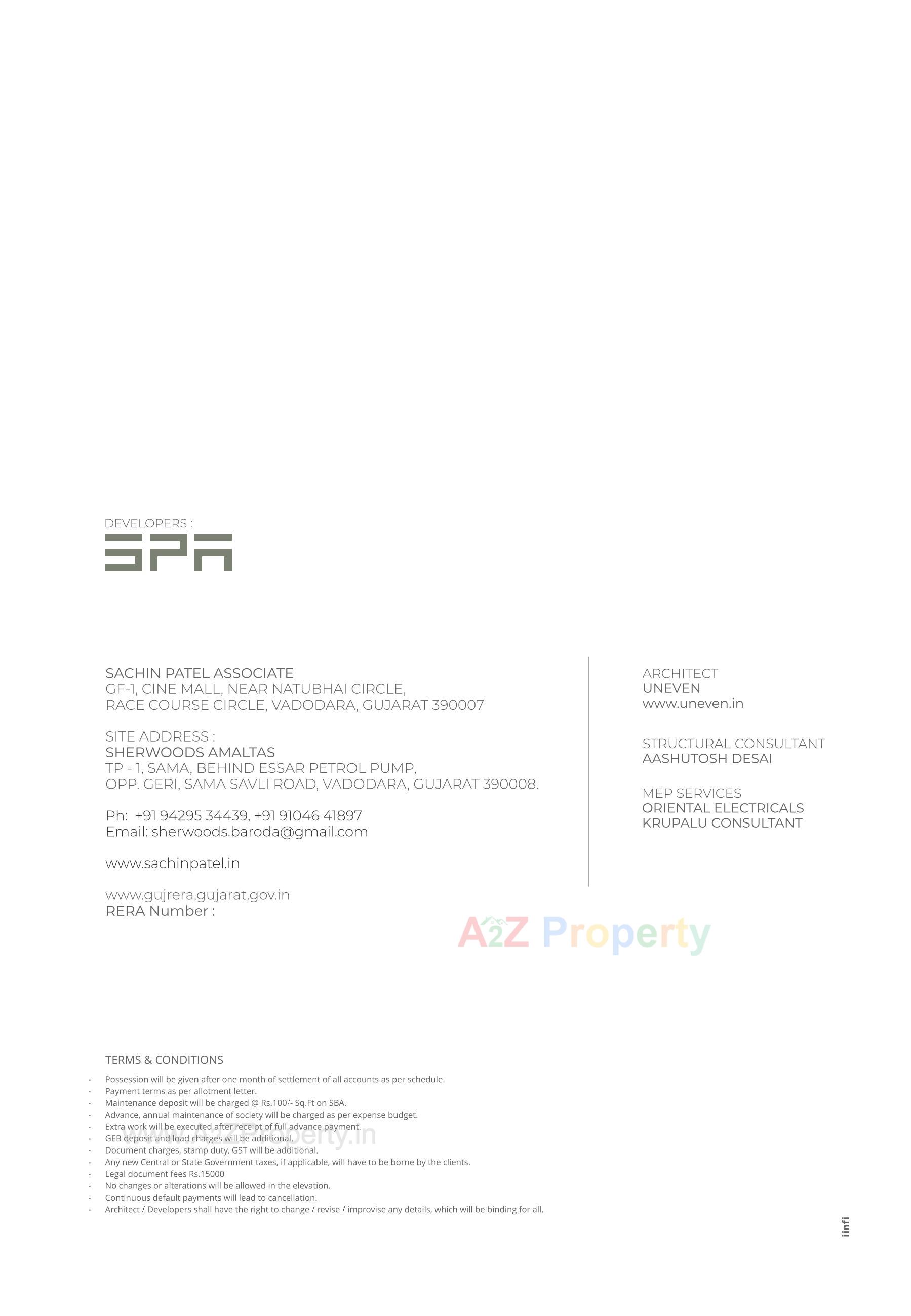  of real estate project Sherwoods Amaltas located at Sama, Vadodara, Gujarat