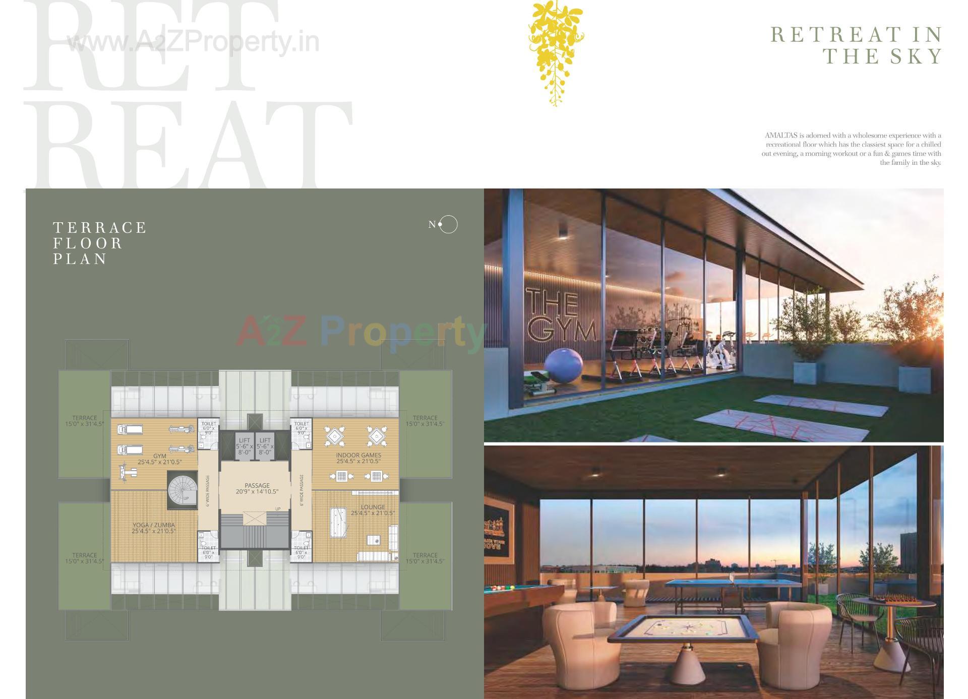 Layout of real estate project Sherwoods Amaltas located at Sama, Vadodara, Gujarat