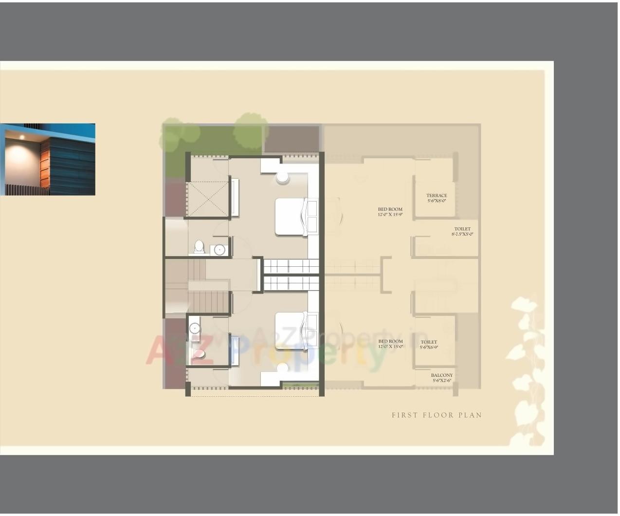 Layout of real estate project Sherwoods Bliss located at Talsat, Vadodara, Gujarat