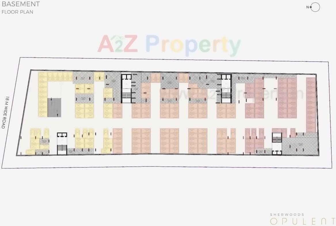 Layout of real estate project Sherwoods Opulent located at Sevasi, Vadodara, Gujarat
