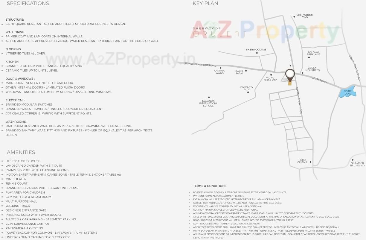  of real estate project Sherwoods Opulent located at Sevasi, Vadodara, Gujarat