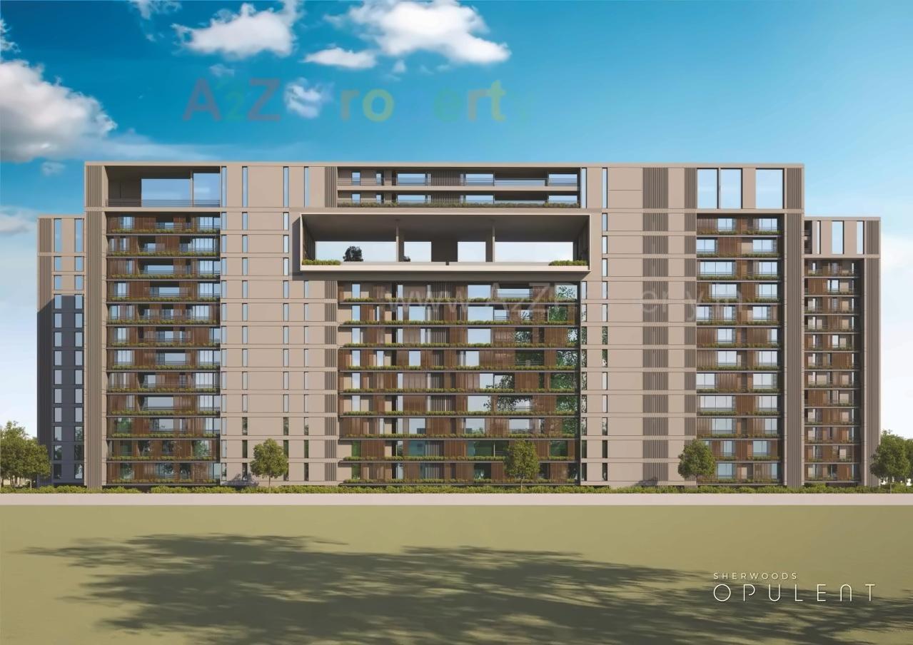 3D Elevation of real estate project Sherwoods Opulent located at Sevasi, Vadodara, Gujarat