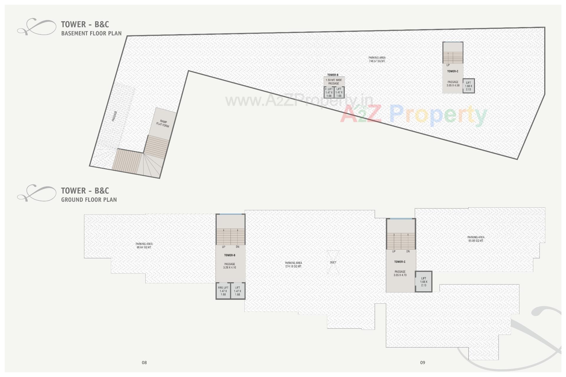 Layout of real estate project Shikhar Platinum located at Gorwa, Vadodara, Gujarat