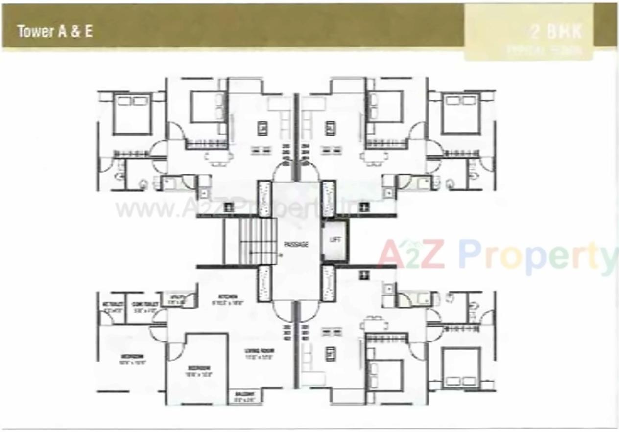 Layout of real estate project Shilp Greens located at Sayajipura, Vadodara, Gujarat