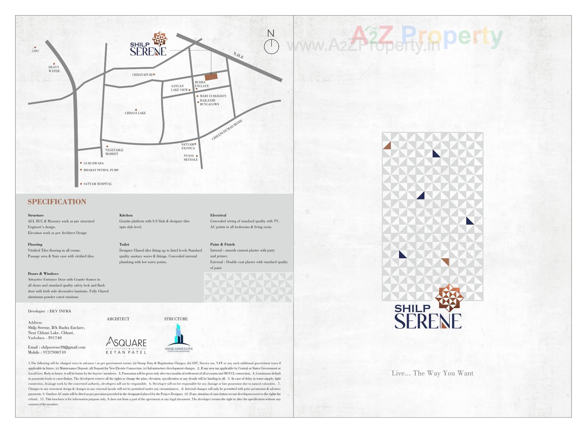  of real estate project Shilp Serene located at Chhani, Vadodara, Gujarat