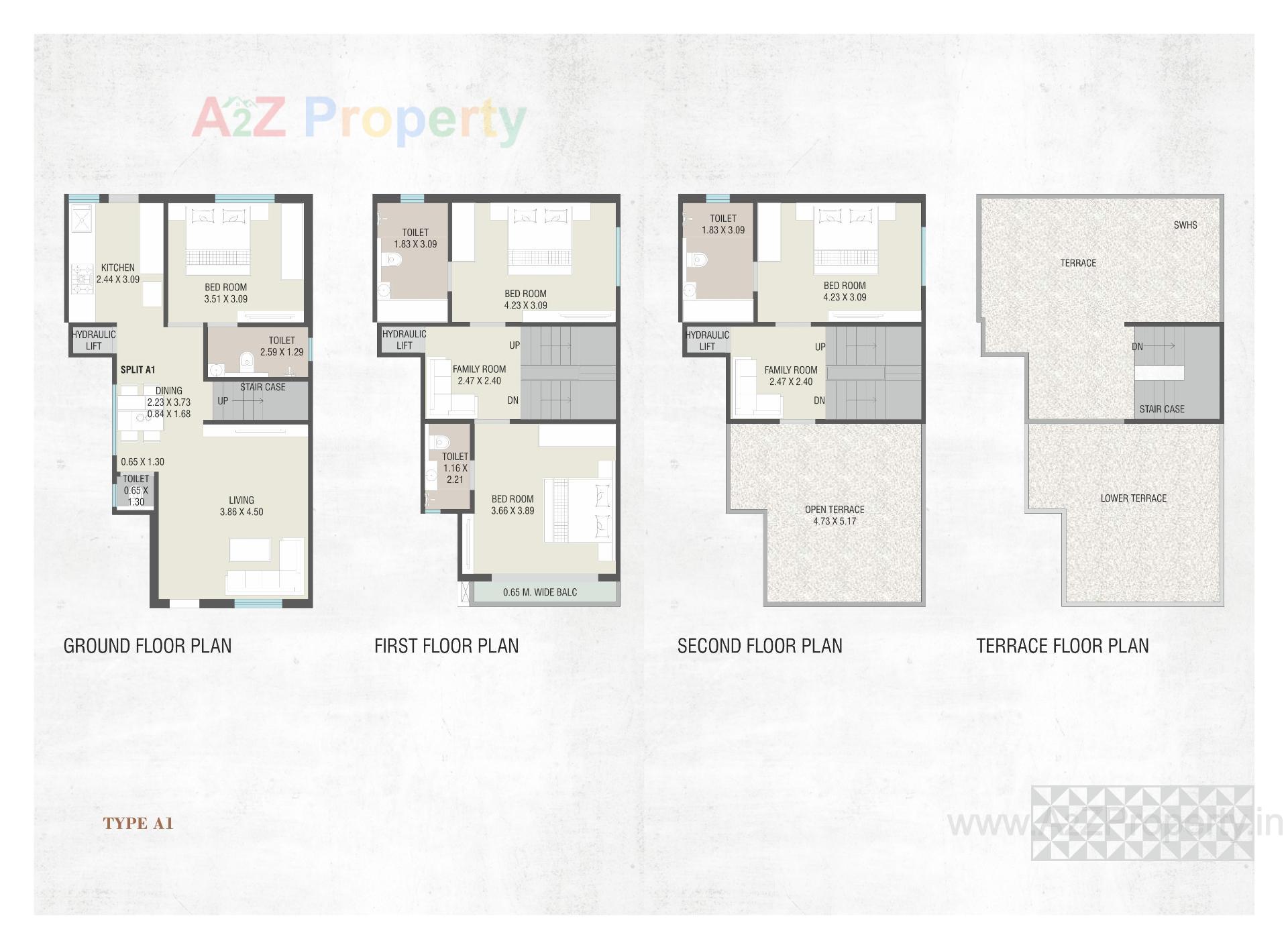 Layout of real estate project Shilp Serene located at Chhani, Vadodara, Gujarat