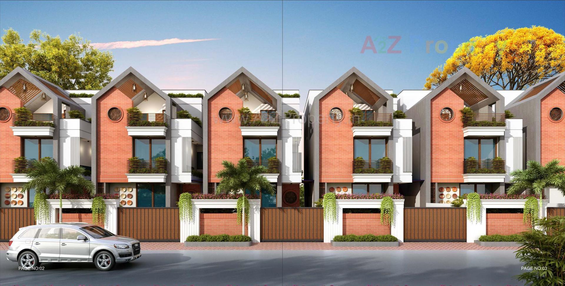 3D Elevation of real estate project Shilp Solitaire located at Kalali, Vadodara, Gujarat