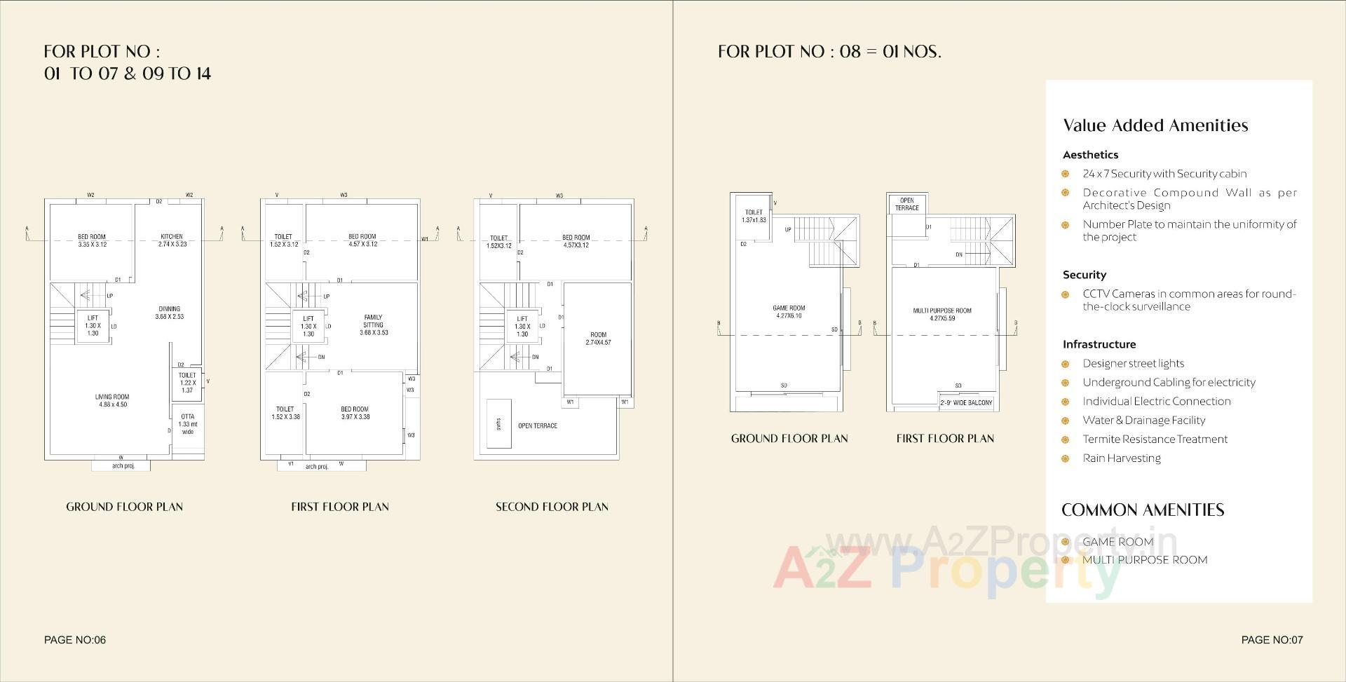 Layout of real estate project Shilp Solitaire located at Kalali, Vadodara, Gujarat