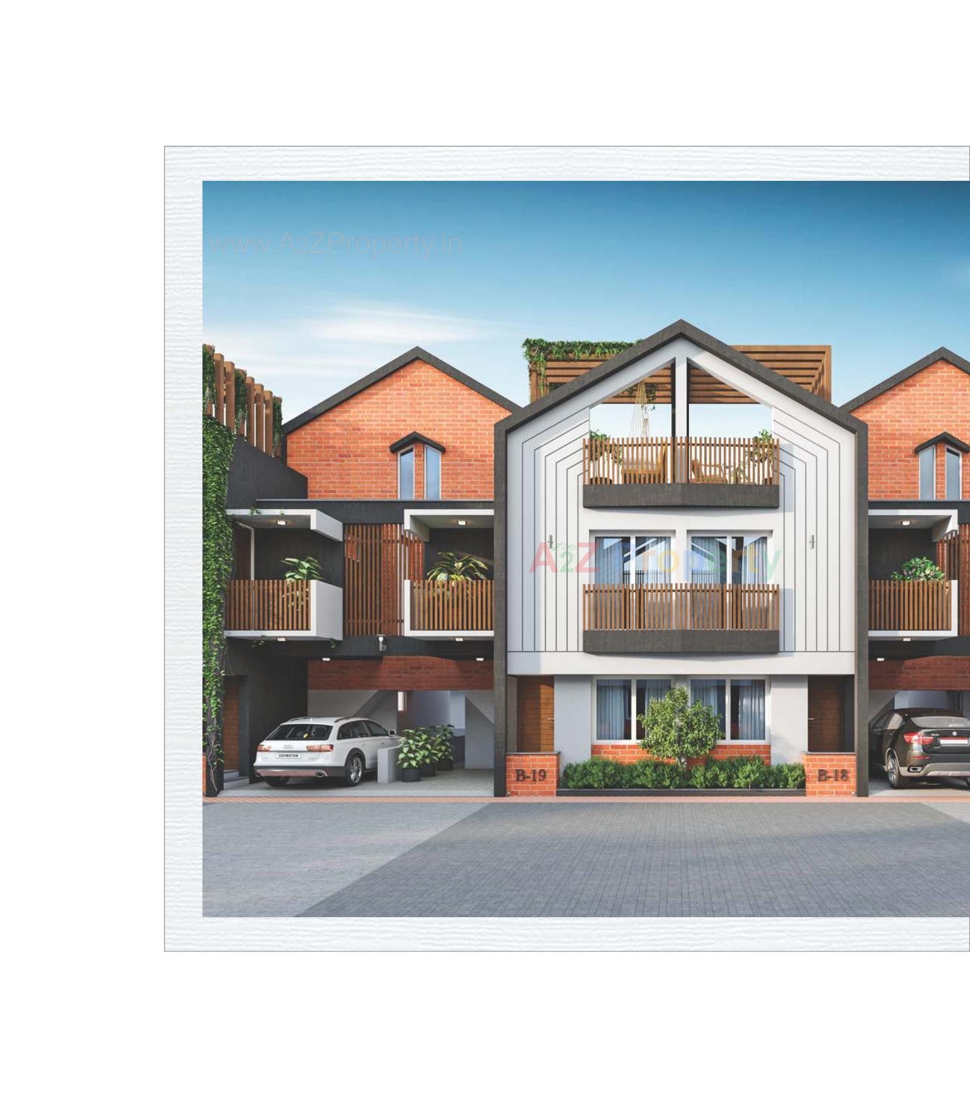 3D Elevation of real estate project Shilp located at Kalali, Vadodara, Gujarat