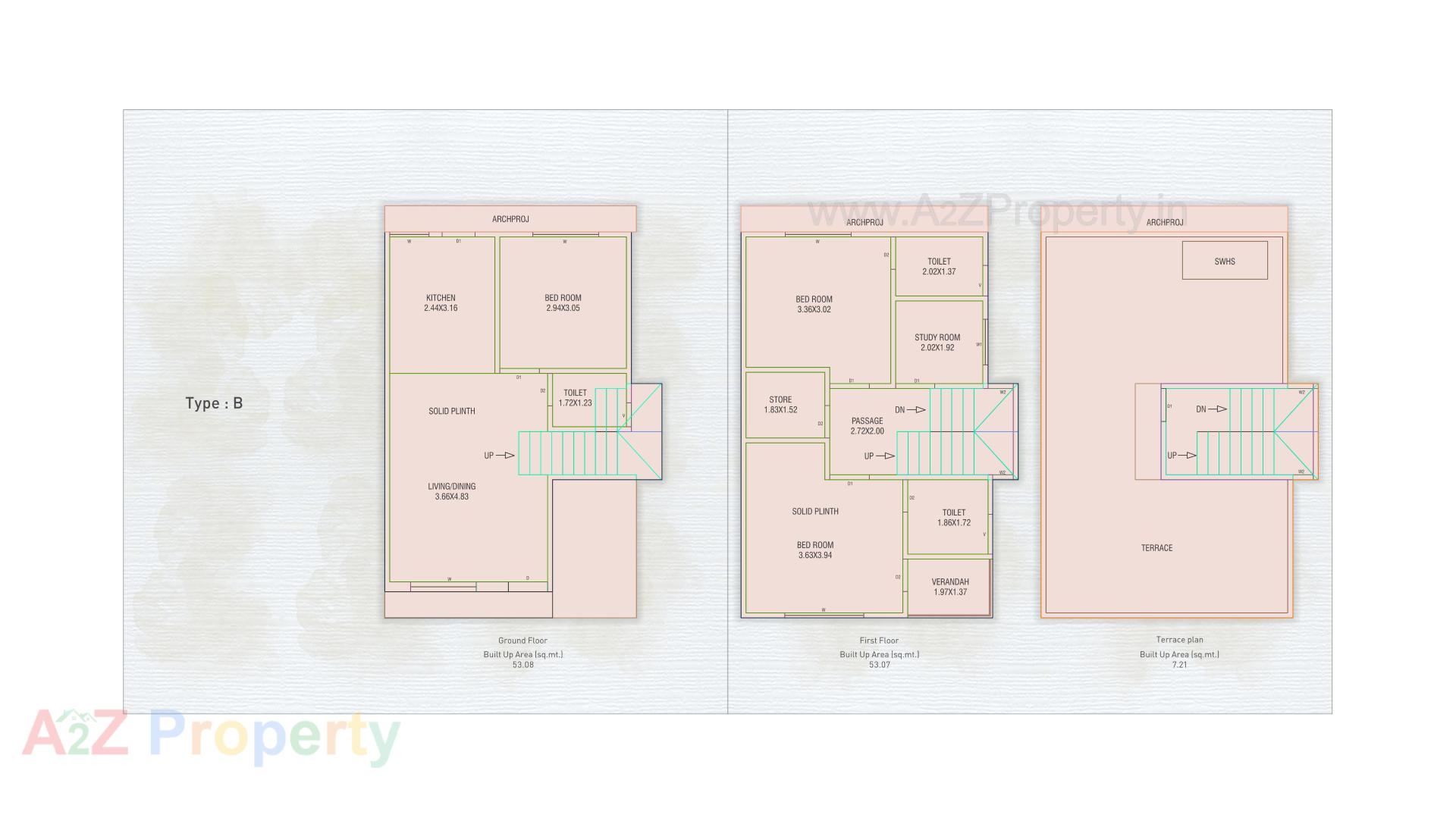 Layout of real estate project Shilp located at Kalali, Vadodara, Gujarat