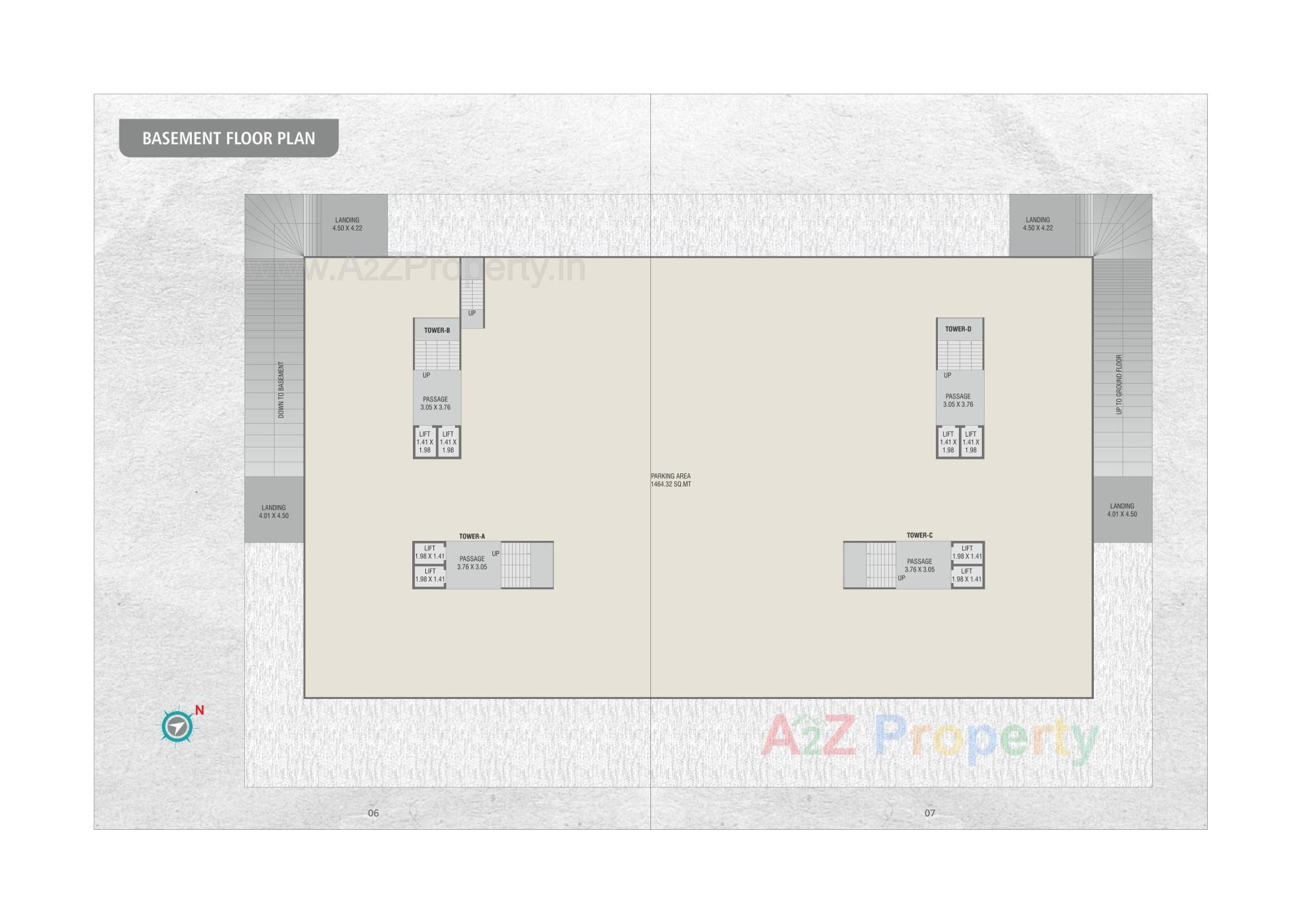 Layout of real estate project Shiv Arcade located at Kapurai, Vadodara, Gujarat