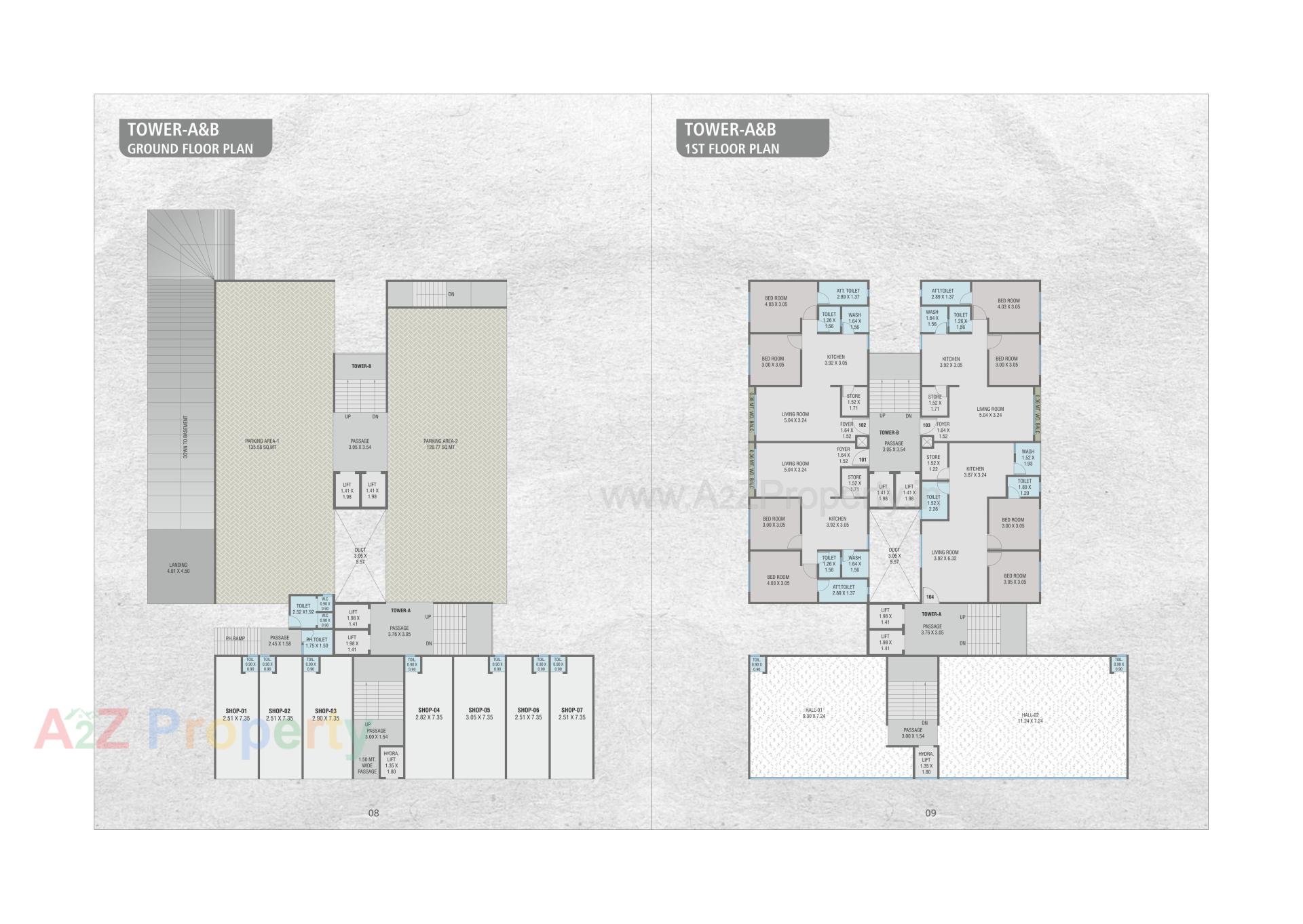 Layout of real estate project Shiv Arcade located at Kapurai, Vadodara, Gujarat