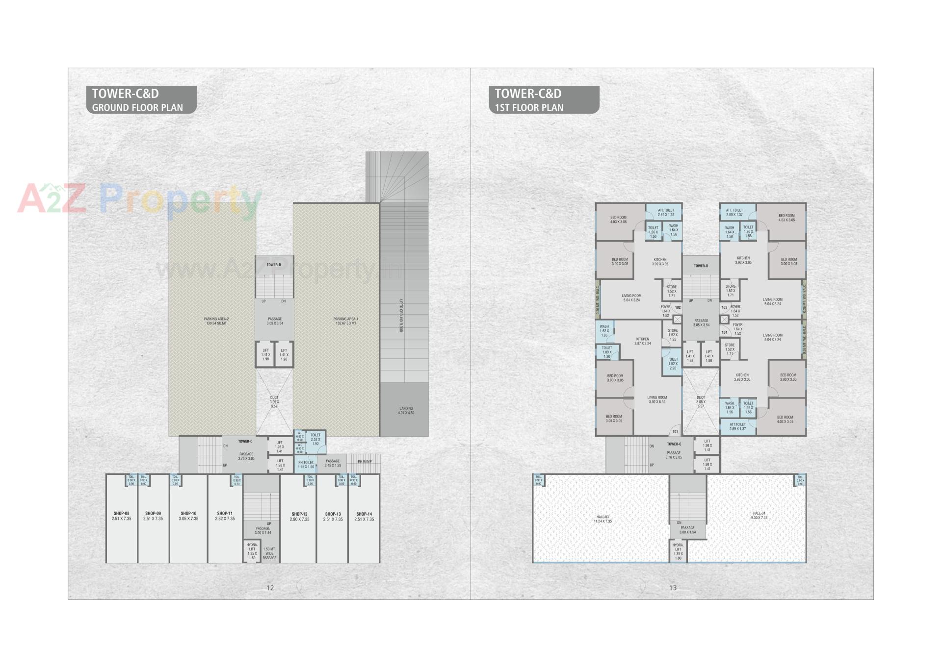 Layout of real estate project Shiv Arcade located at Kapurai, Vadodara, Gujarat