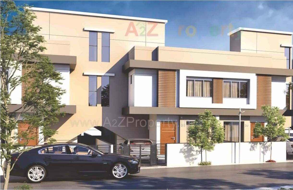 3D Elevation of real estate project Shiv Bungalow located at Bill, Vadodara, Gujarat
