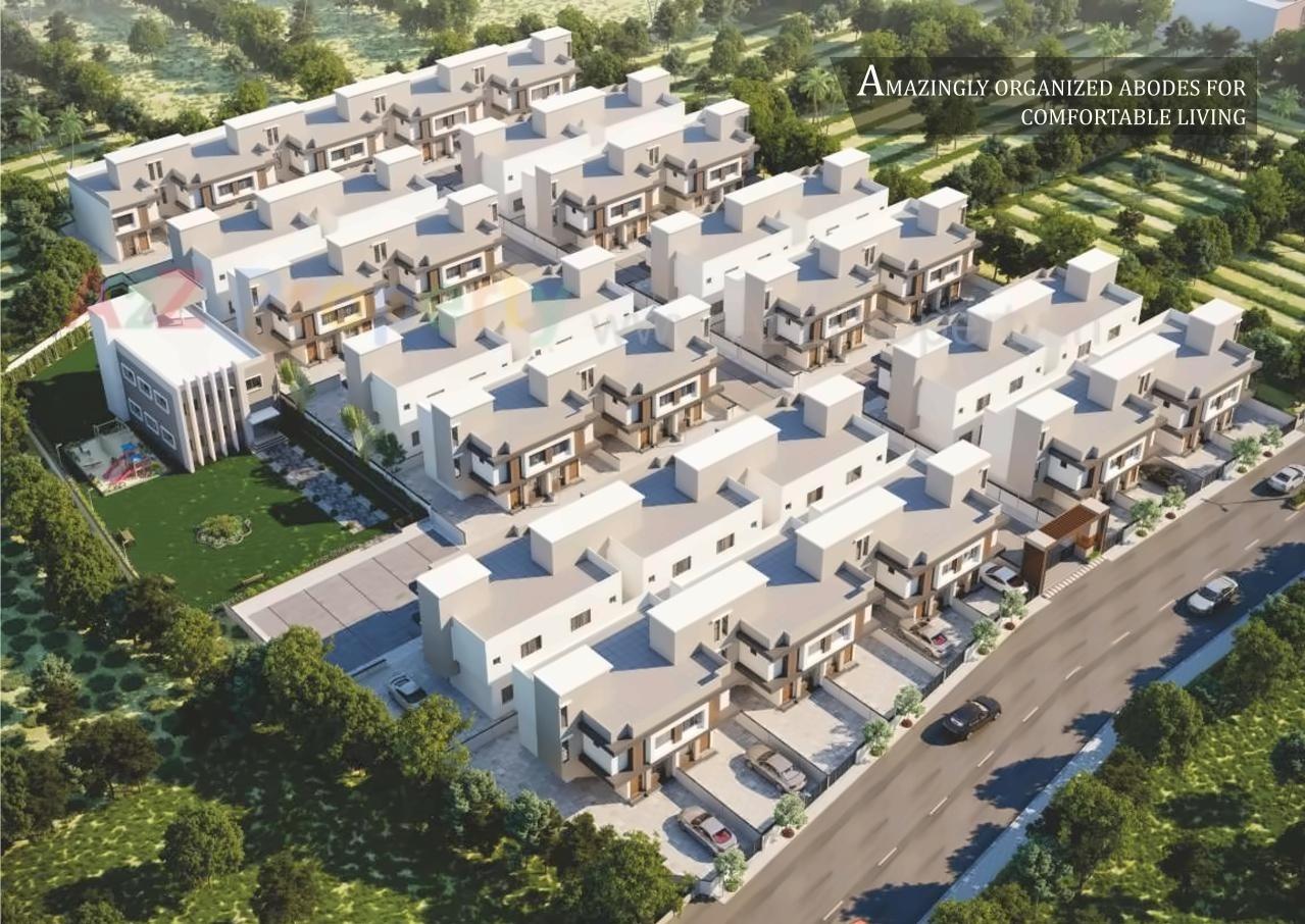 3D Elevation of real estate project Shiv Bungalow located at Bill, Vadodara, Gujarat