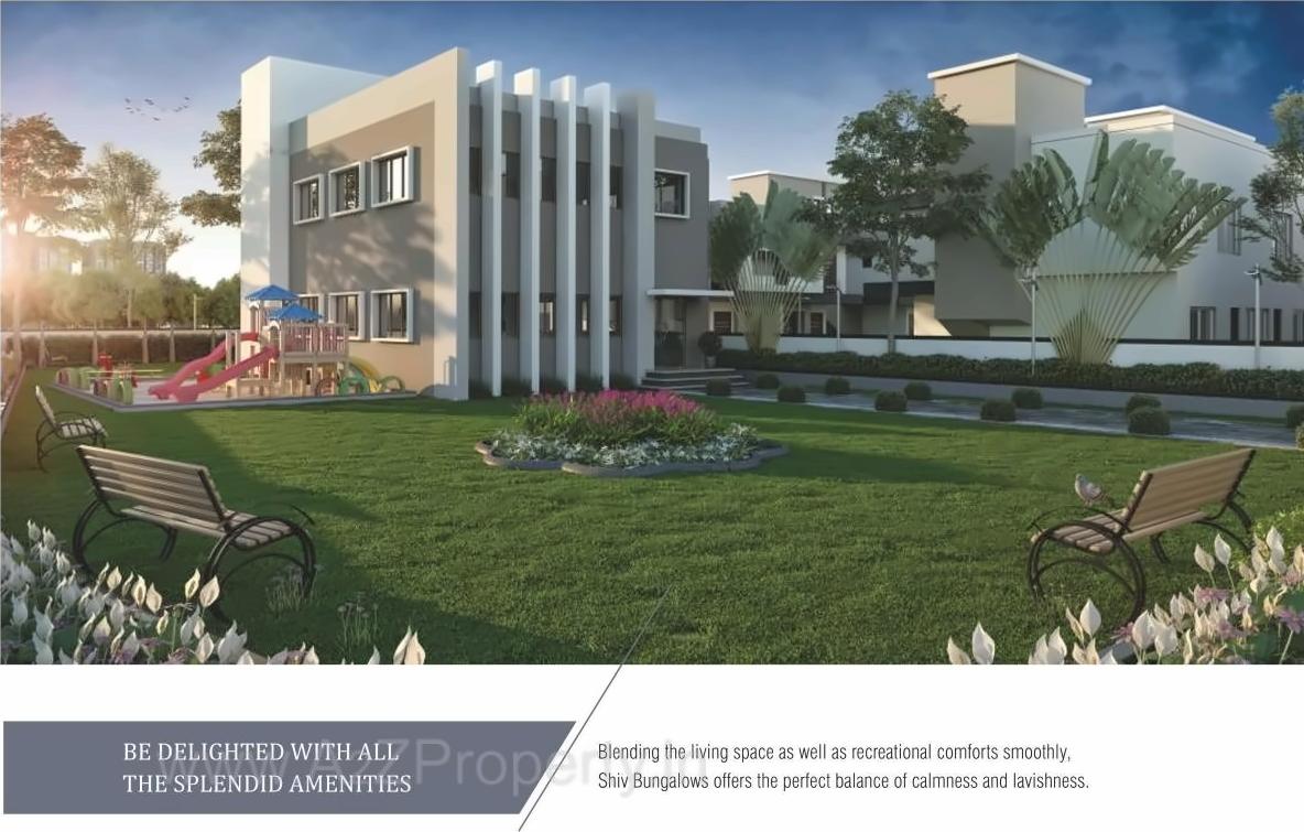 3D Elevation of real estate project Shiv Bungalow located at Bill, Vadodara, Gujarat