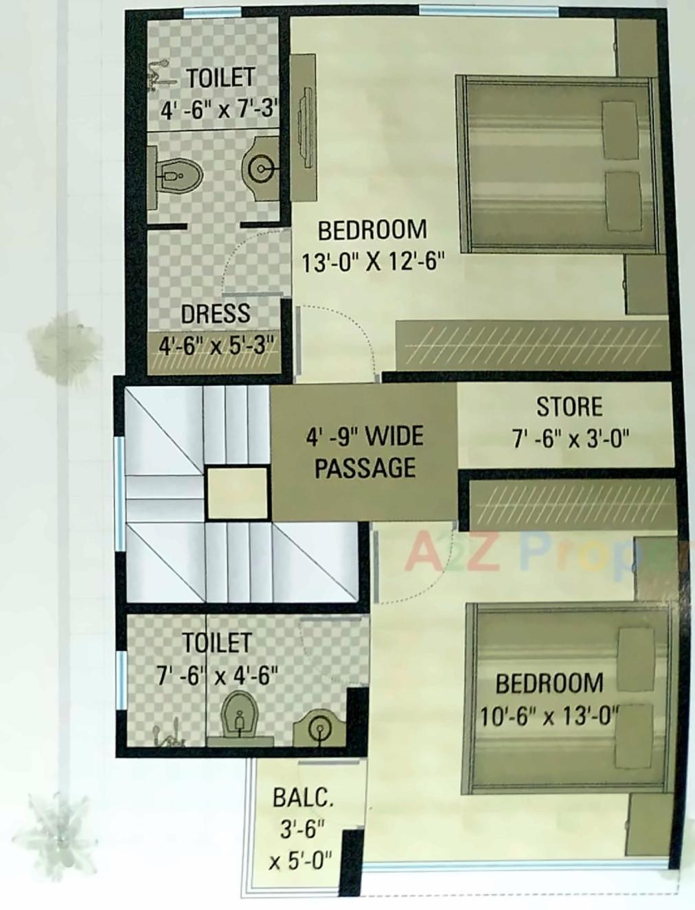 Layout of real estate project Shiv Bunglows located at Khatamba, Vadodara, Gujarat