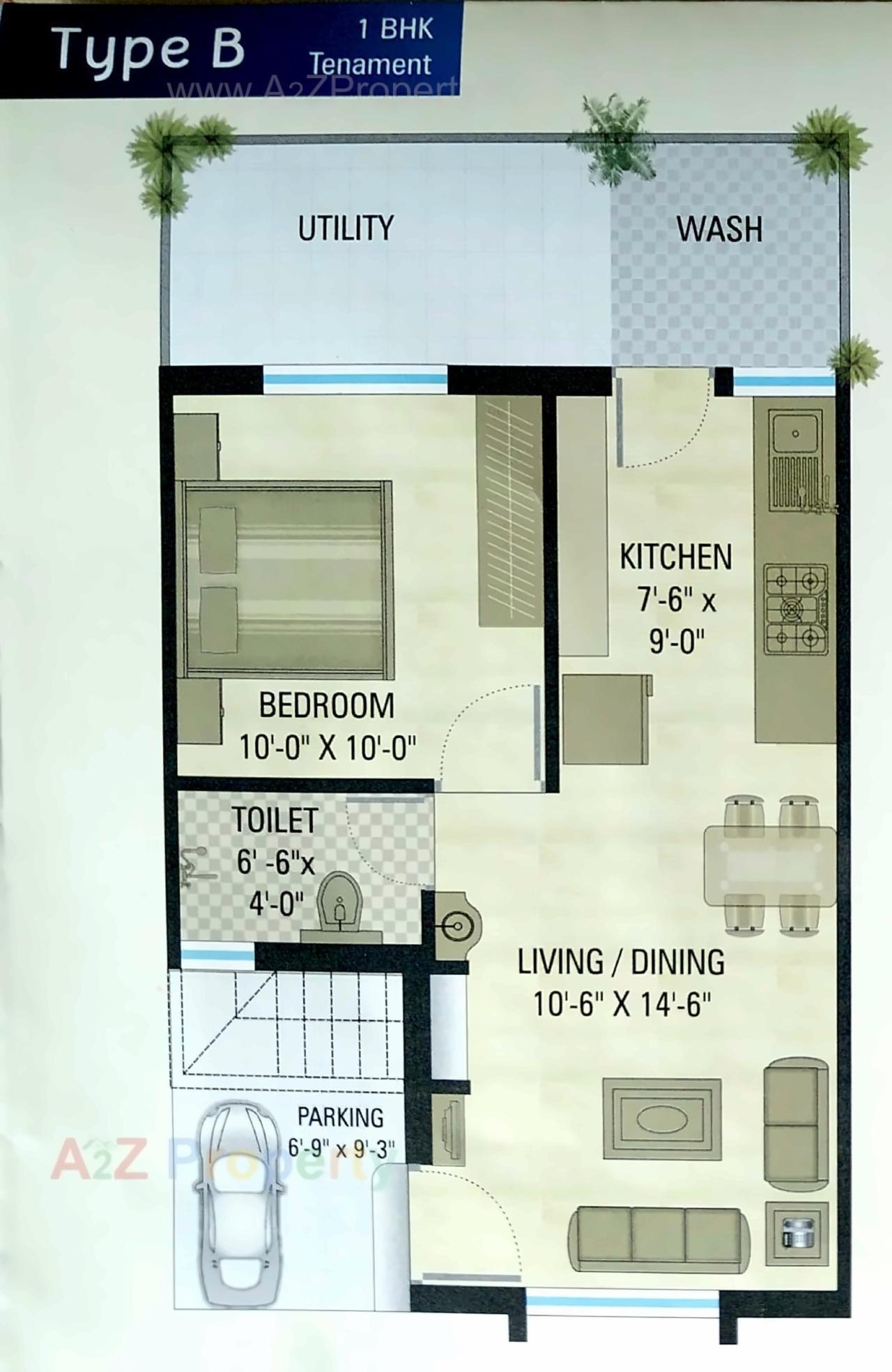 Layout of real estate project Shiv Bunglows located at Khatamba, Vadodara, Gujarat